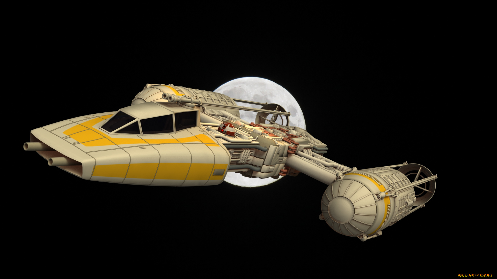 космос, арт, планета, вселенная, полет, космический, корабль