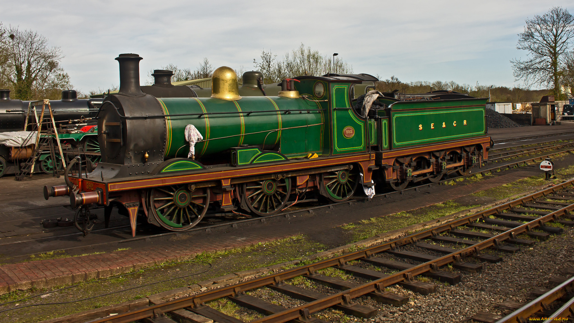 техника, паровозы, паровоз, рельсы, дорога, железная