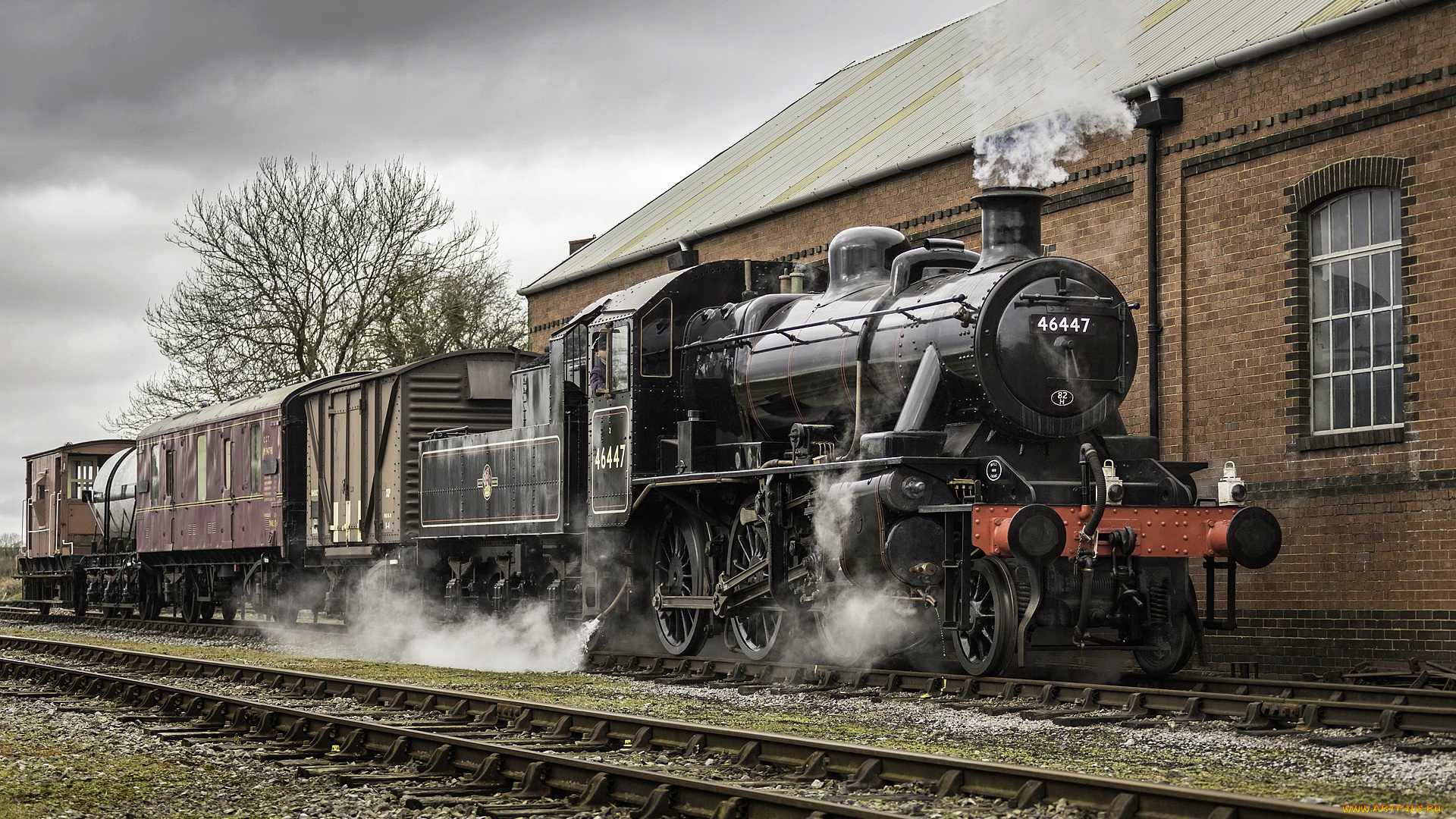 техника, паровозы, паровоз, рельсы, дорога, железная