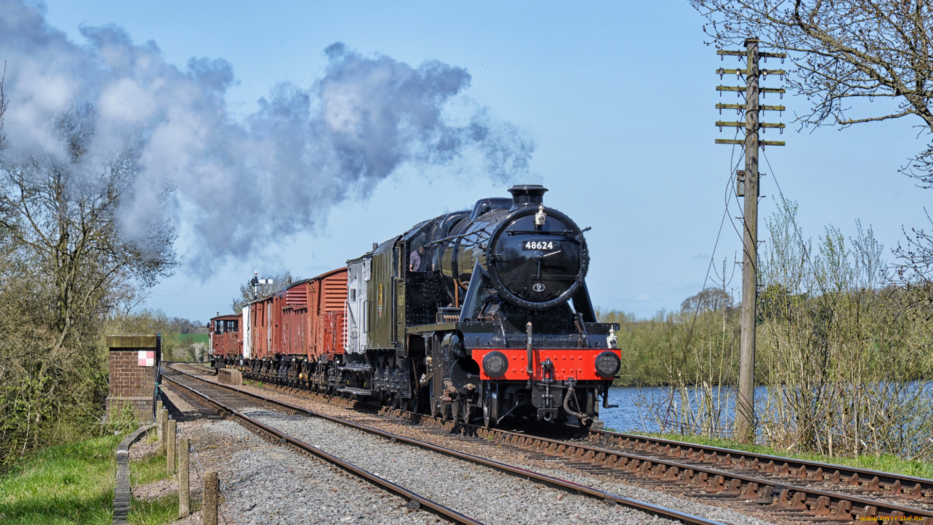 техника, паровозы, рельсы, дорога, паровоз, железная