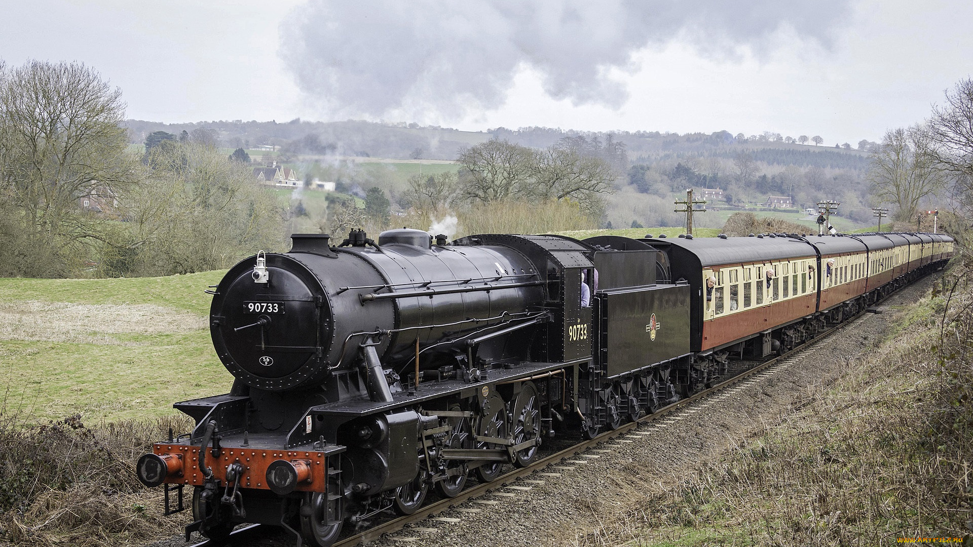 техника, паровозы, рельсы, дорога, железная, паровоз