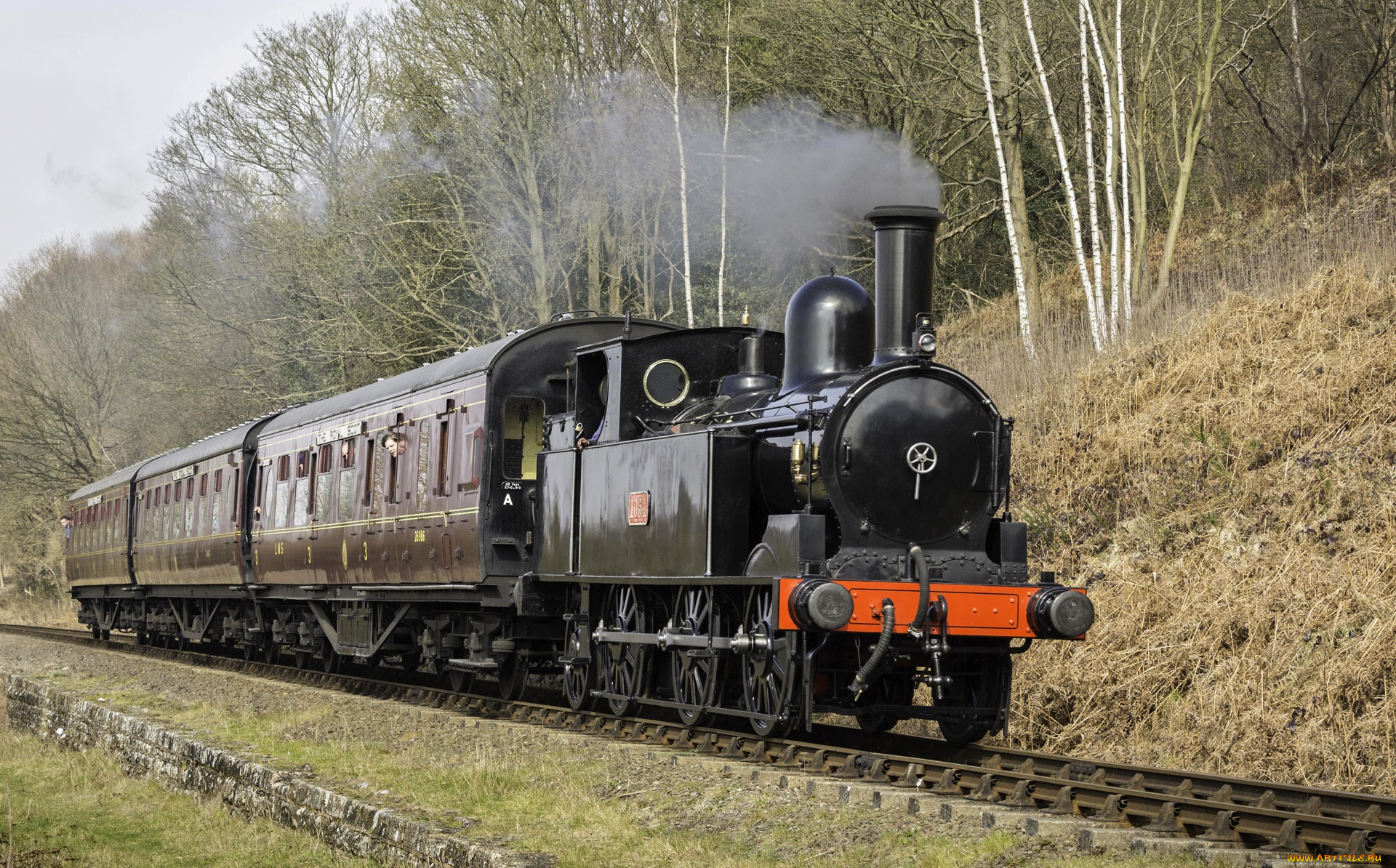 техника, паровозы, паровоз, рельсы, дорога, железная