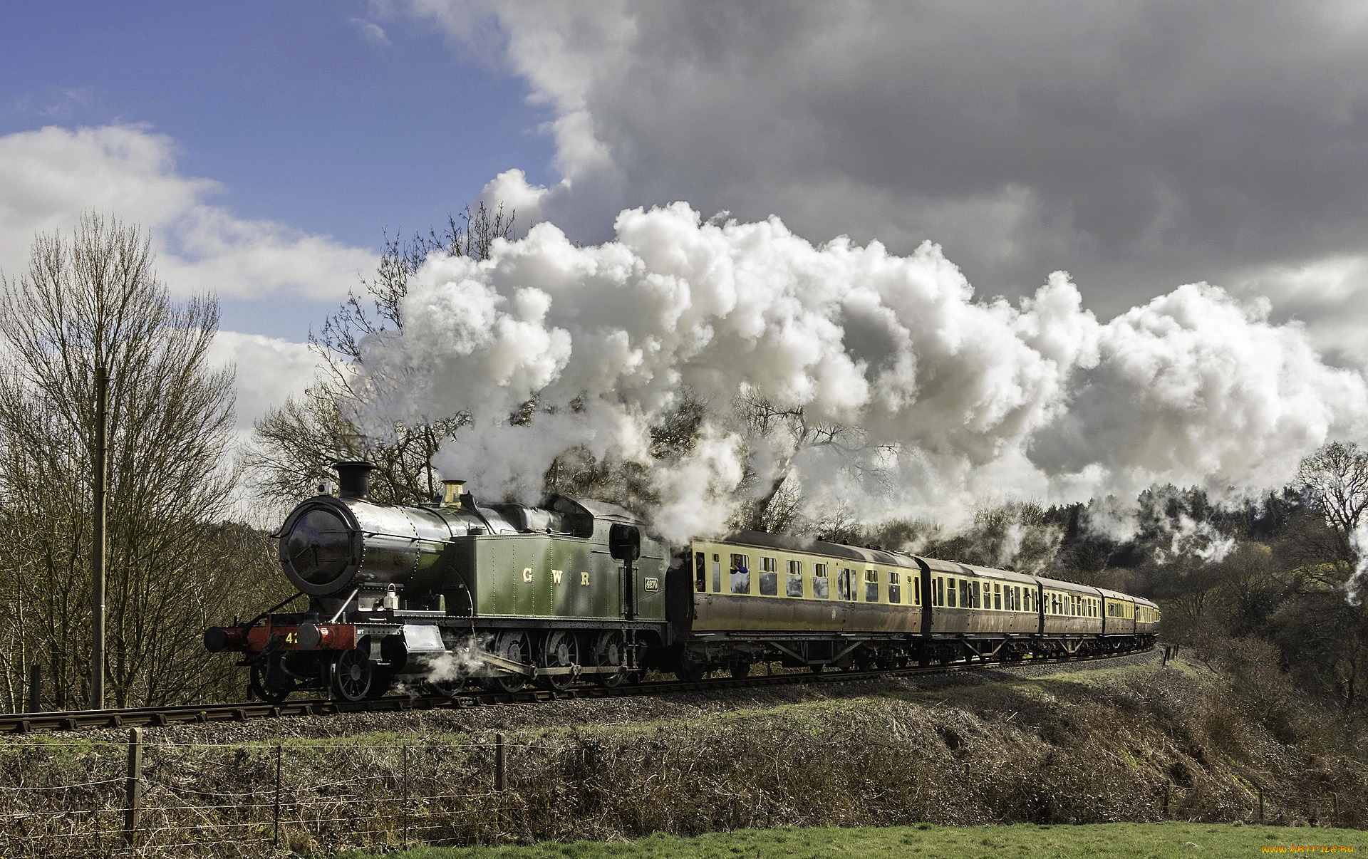 техника, паровозы, паровоз, рельсы, дорога, железная