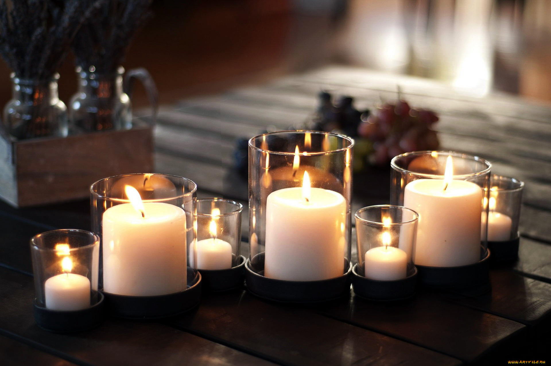 разное, свечи, много