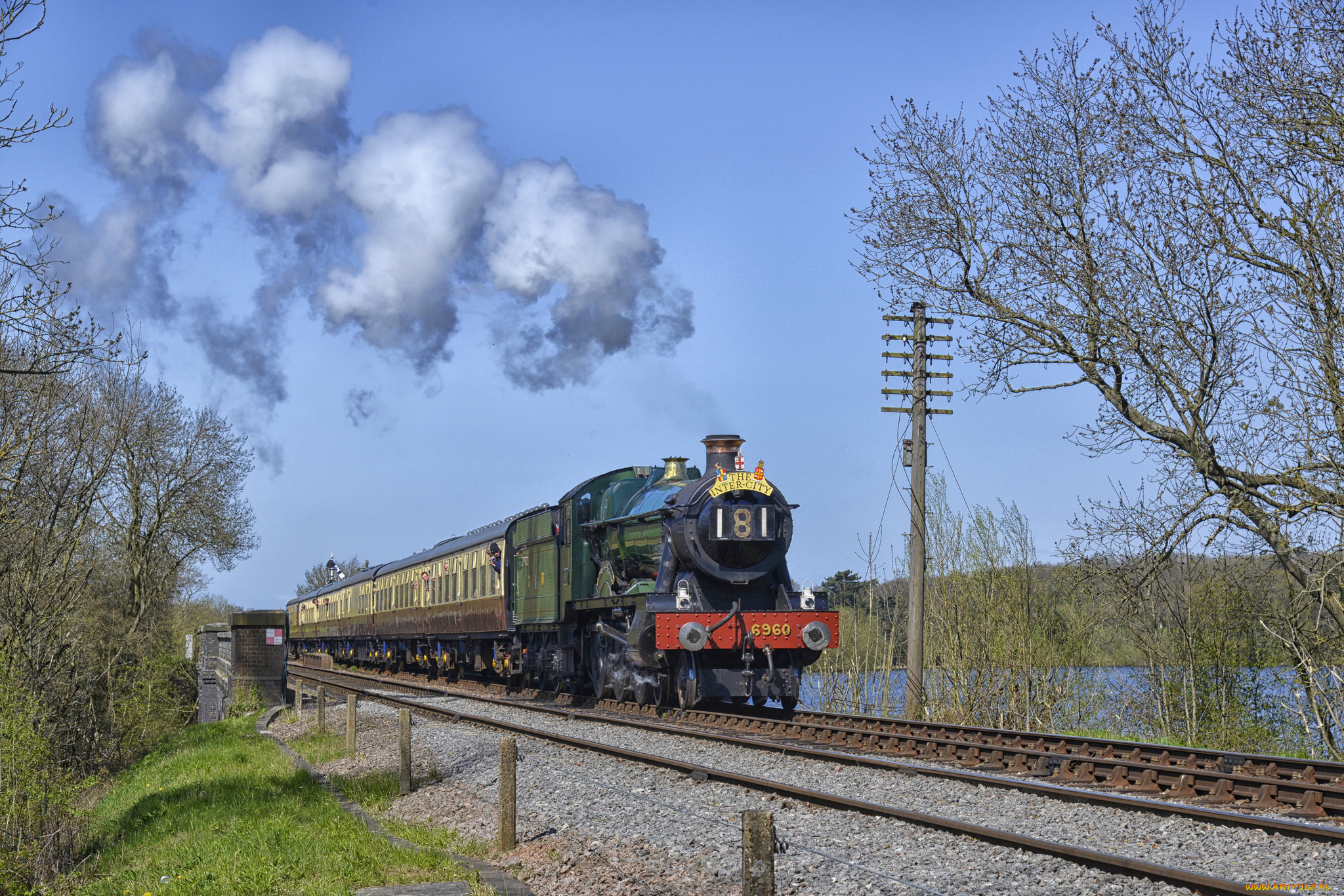 техника, паровозы, паровоз, рельсы, дорога, железная