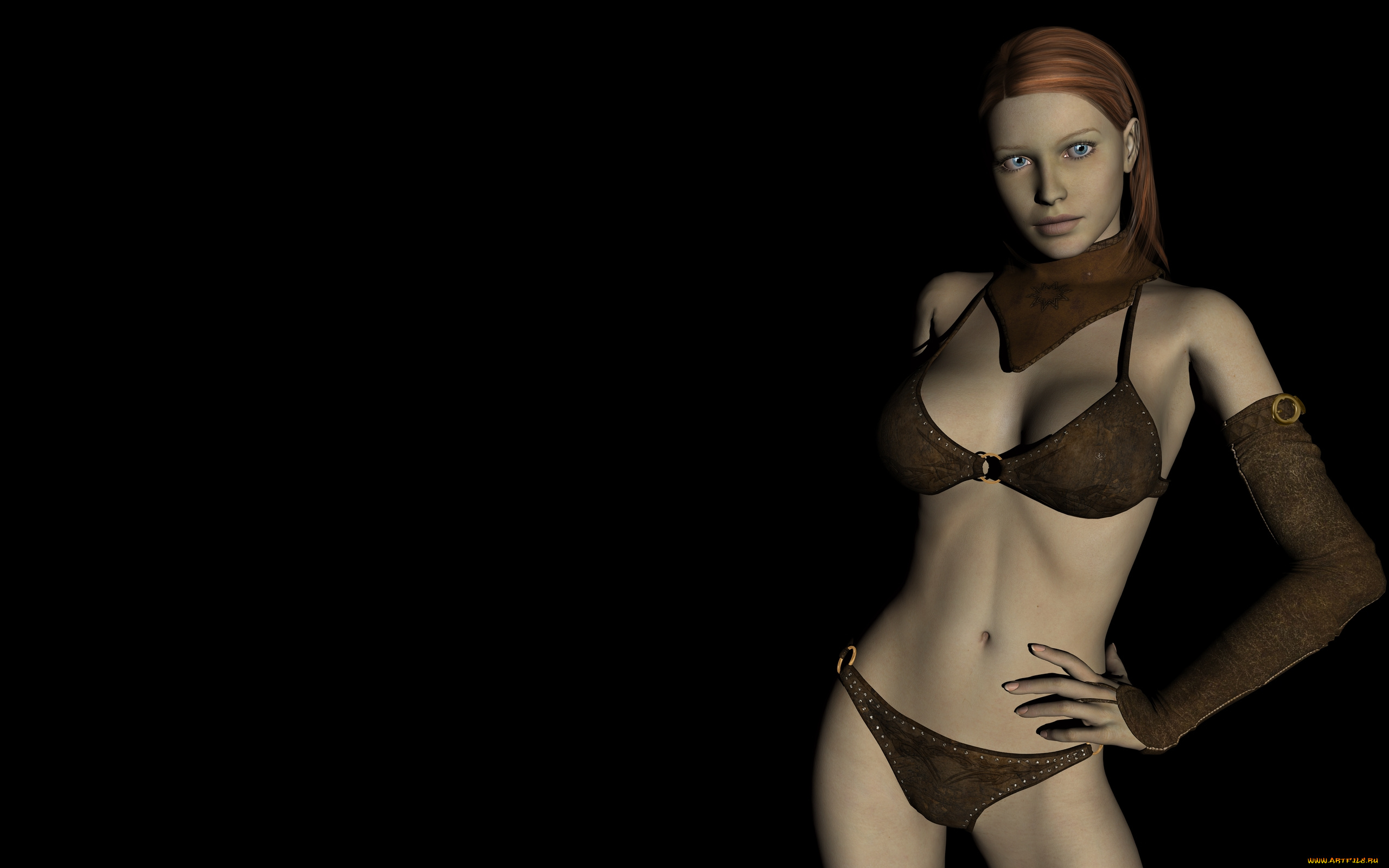 3д, графика, люди, , people, девушка, взгляд, фон