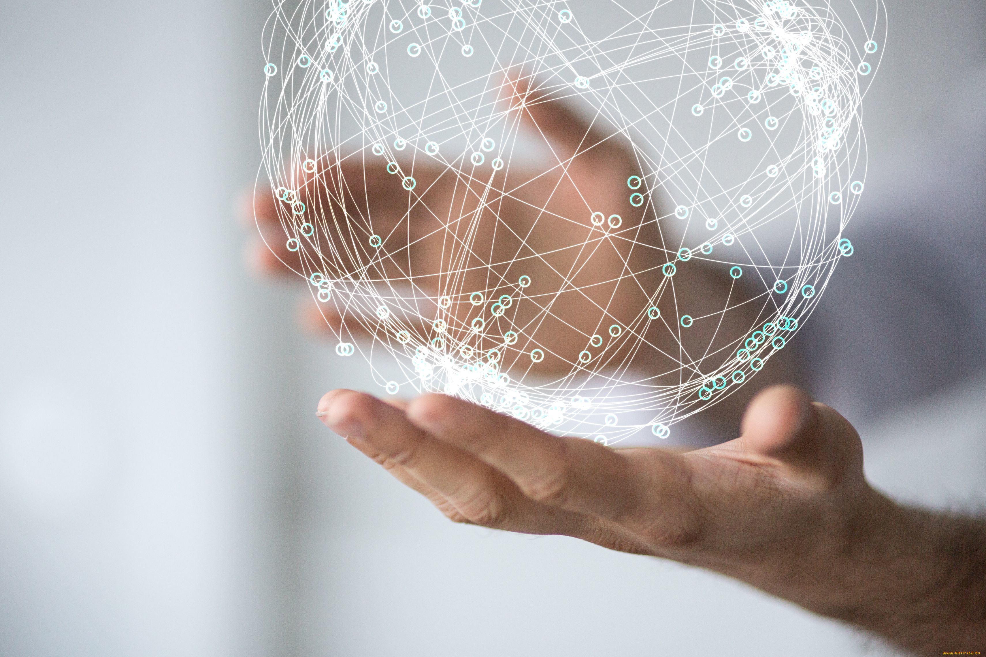 разное, компьютерный, дизайн, руки, плетение, шар