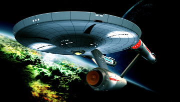 Картинка космос арт планета космический корабль вселенная полет