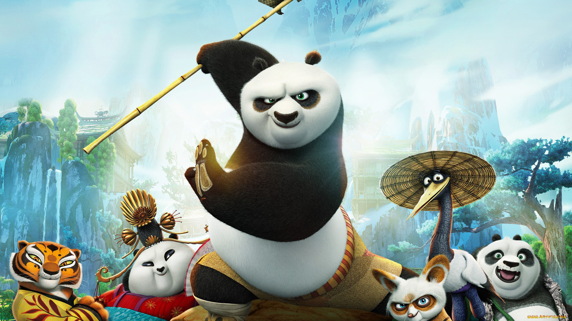 мультфильмы, kung, fu, panda, 3, kung, fu, panda, 3