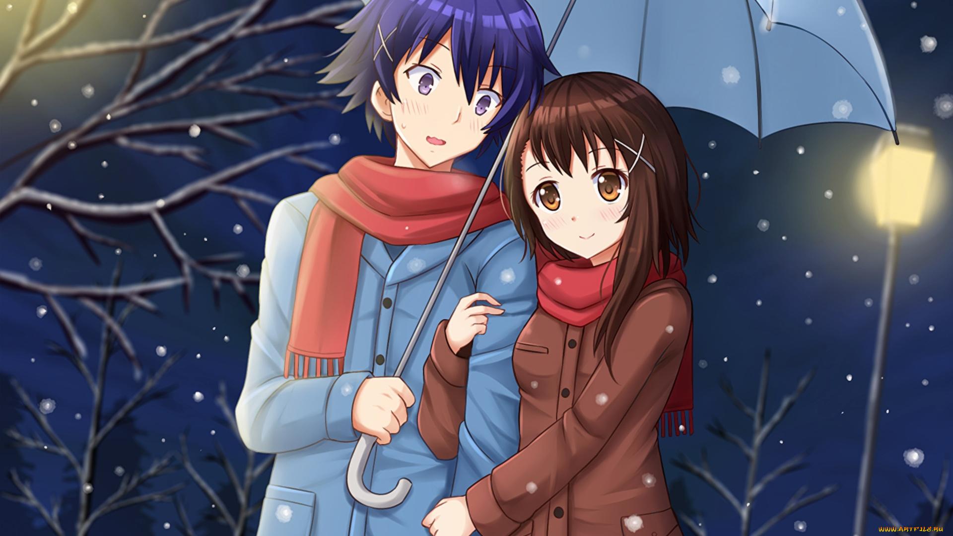 аниме, nisekoi, девушка, фон, взгляд