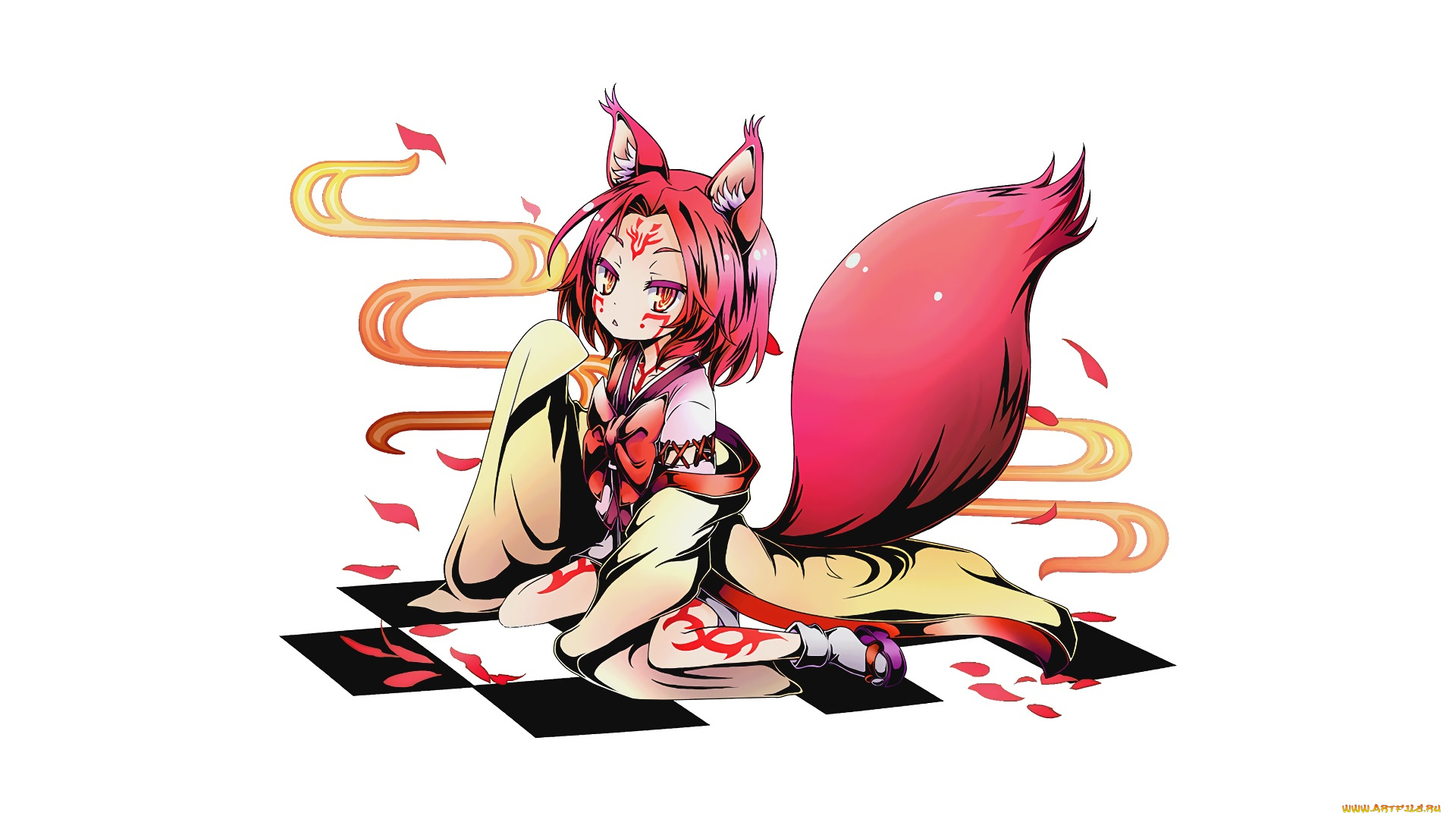 аниме, no, game, no, life, фон, взгляд, девушка