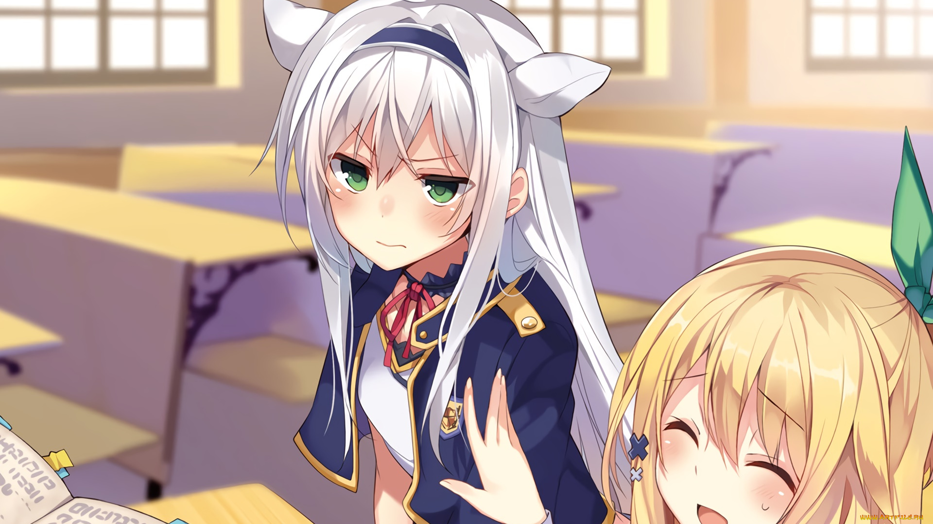 аниме, rokudenashi, majutsu, koushi, to, akashic, records, взгляд, девушка, фон