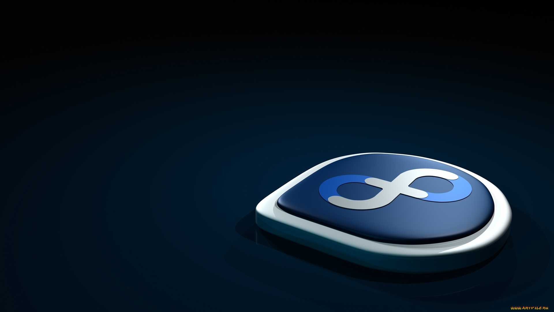 компьютеры, fedora, фон, логотип