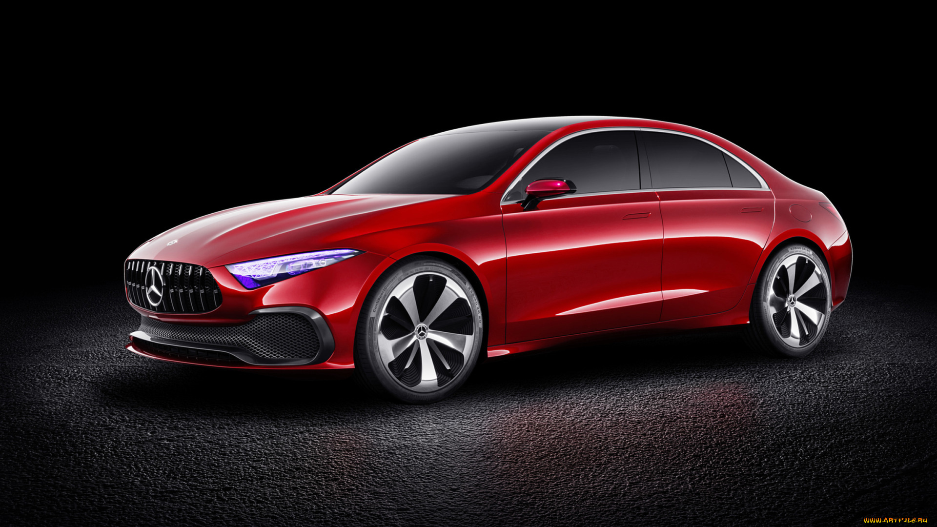 mercedes-benz, a, sedan, concept, 2017, автомобили, mercedes-benz, a, sedan, concept, 2017