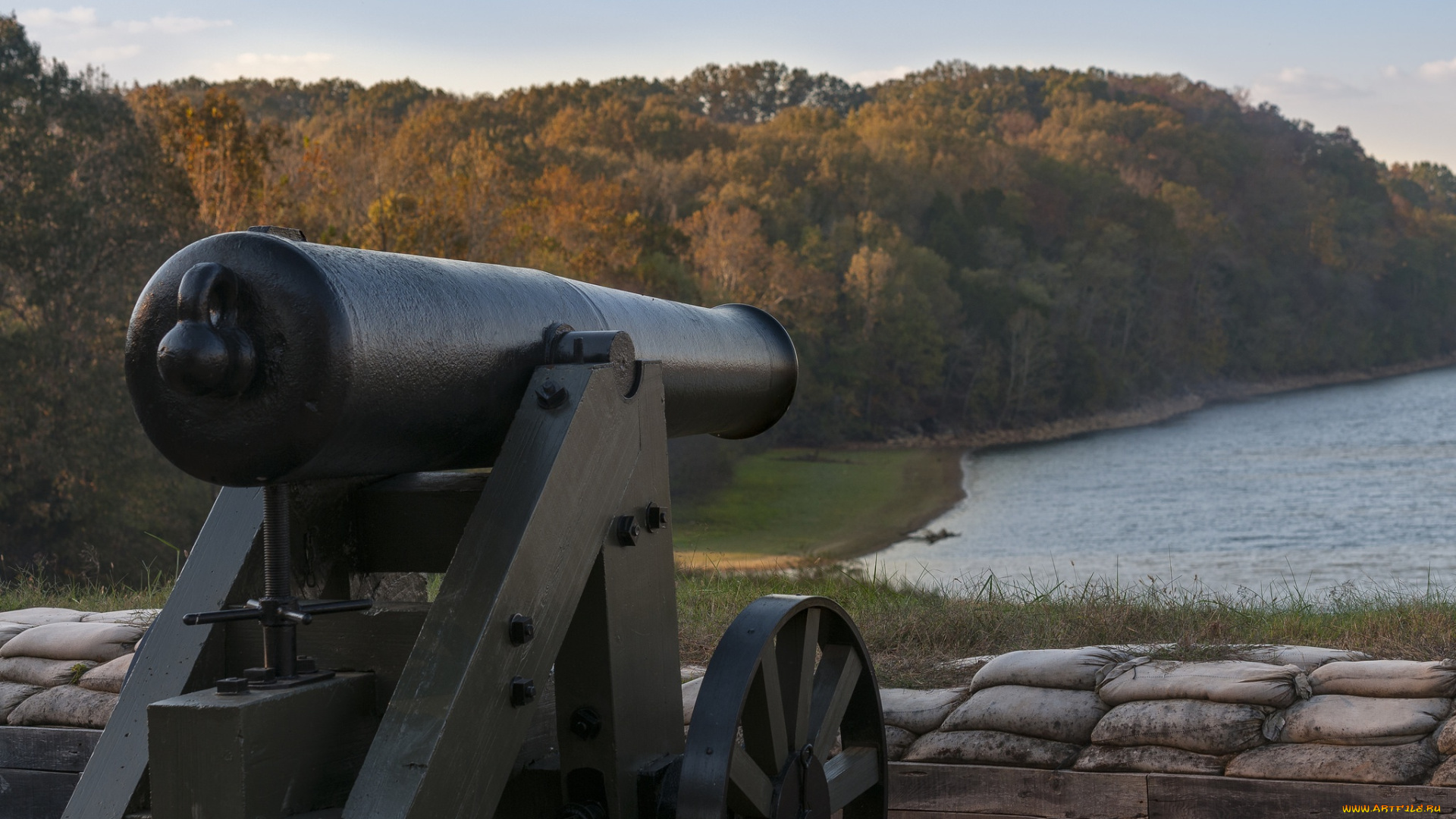 оружие, пушки, ракетницы, пейзаж, пушка, старинное