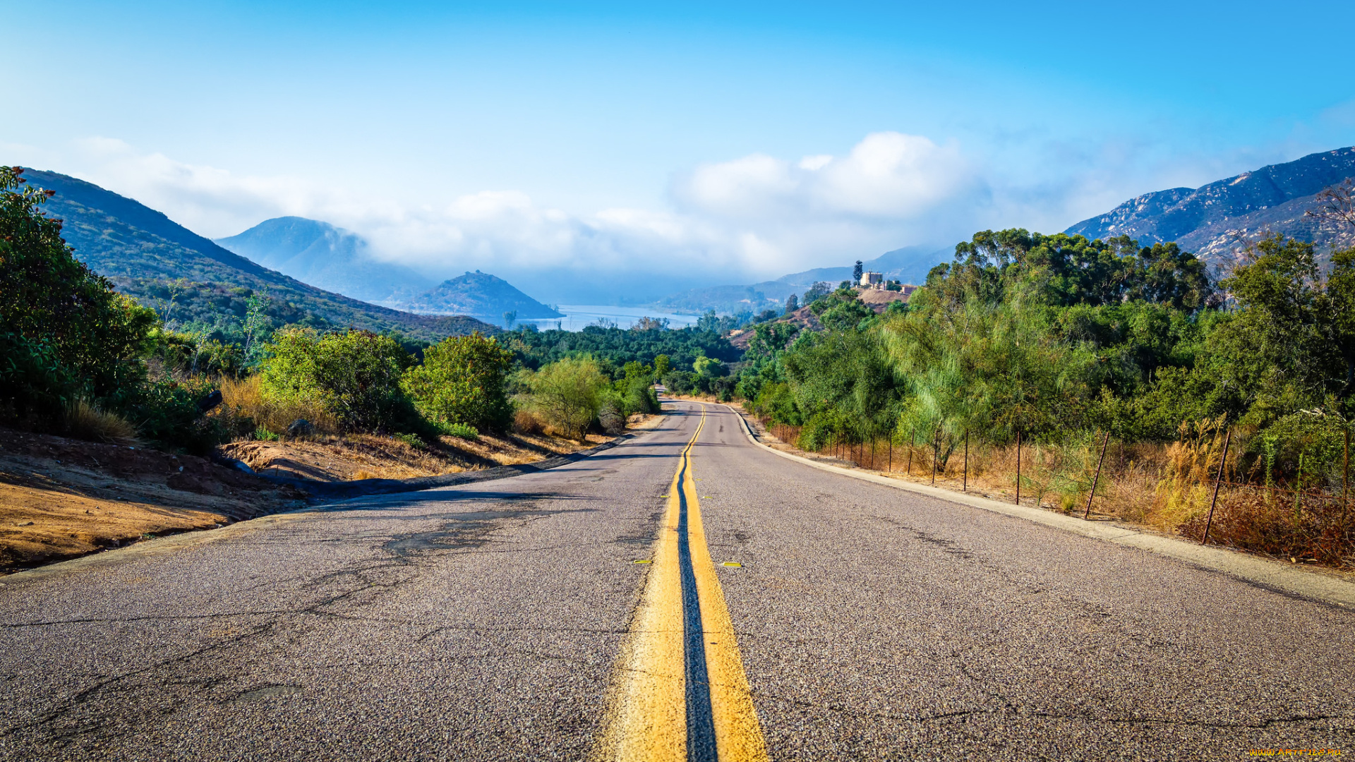 природа, дороги, тракт