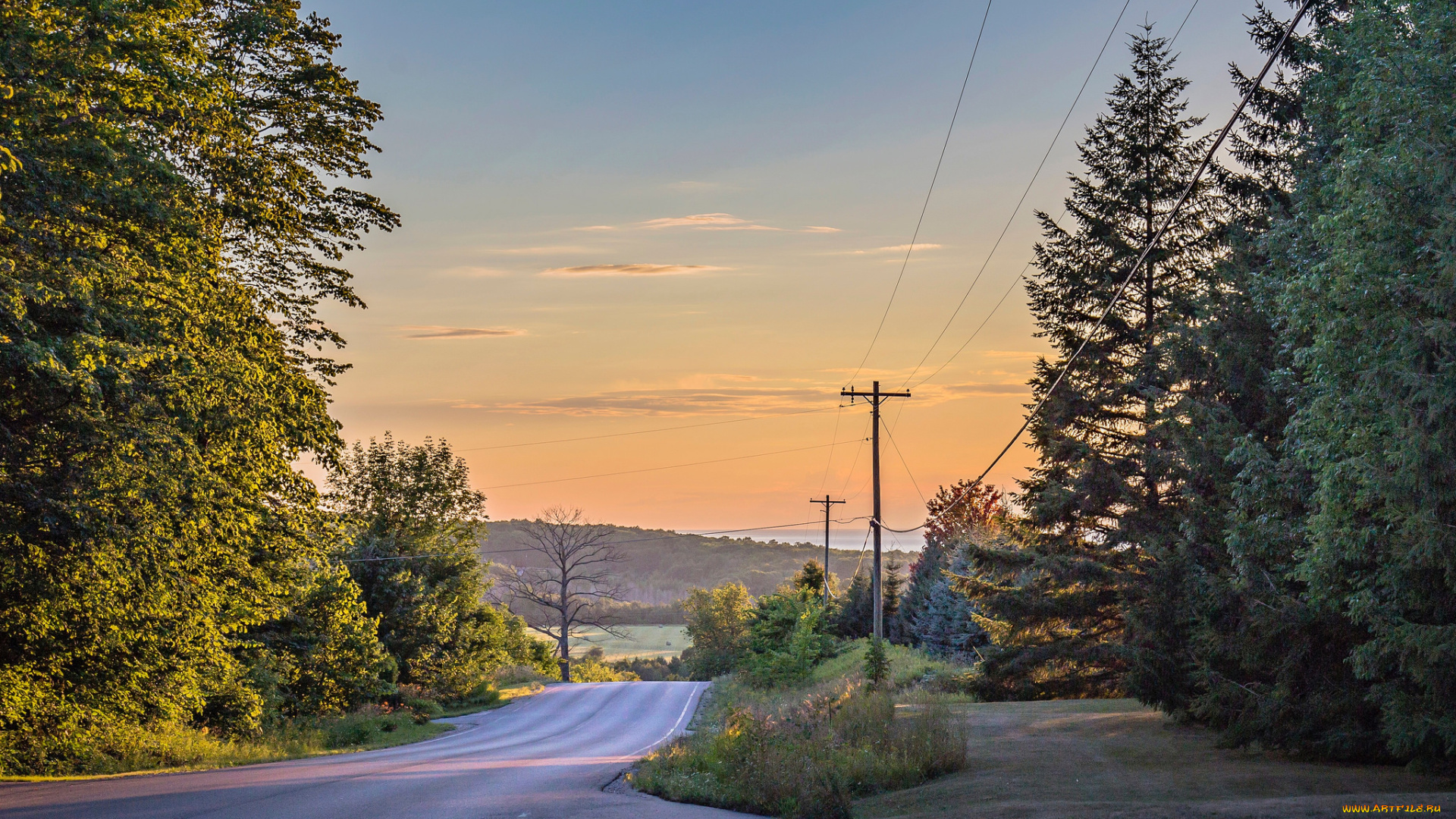 природа, дороги, тракт