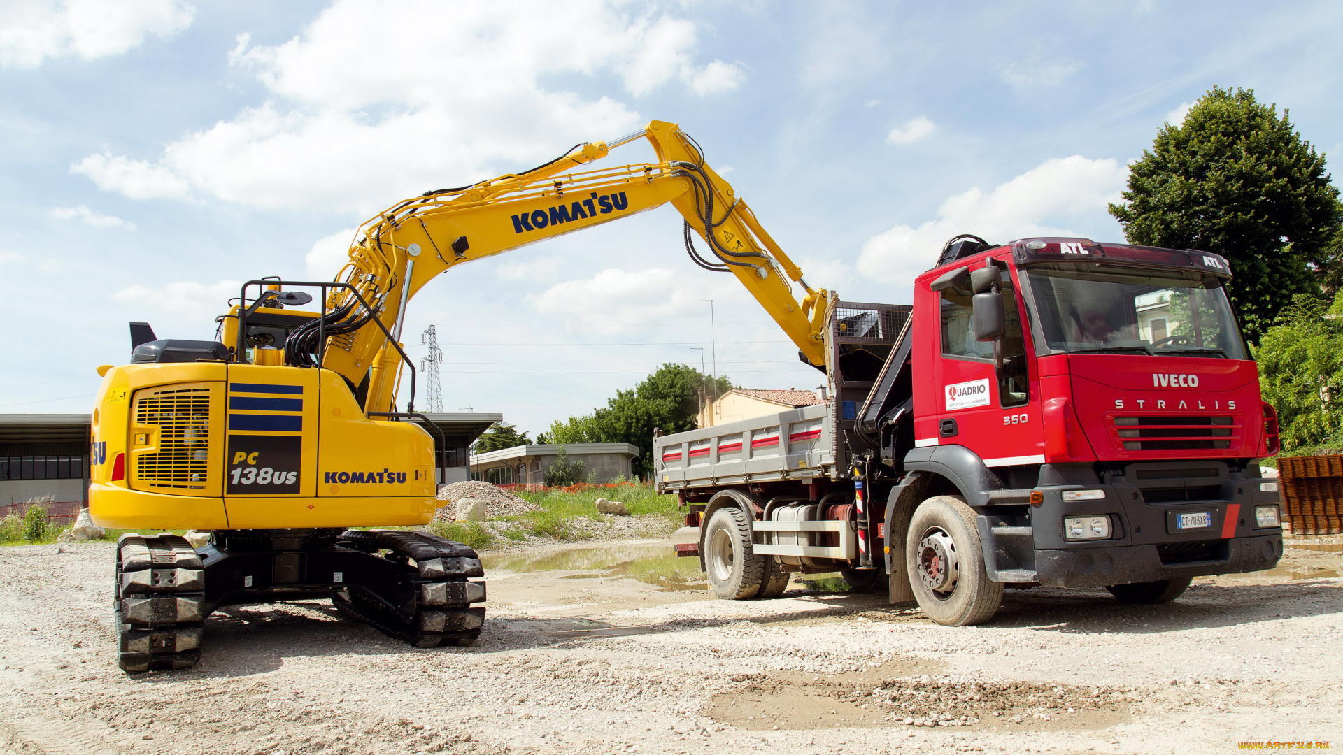 техника, экскаваторы, экскаватор