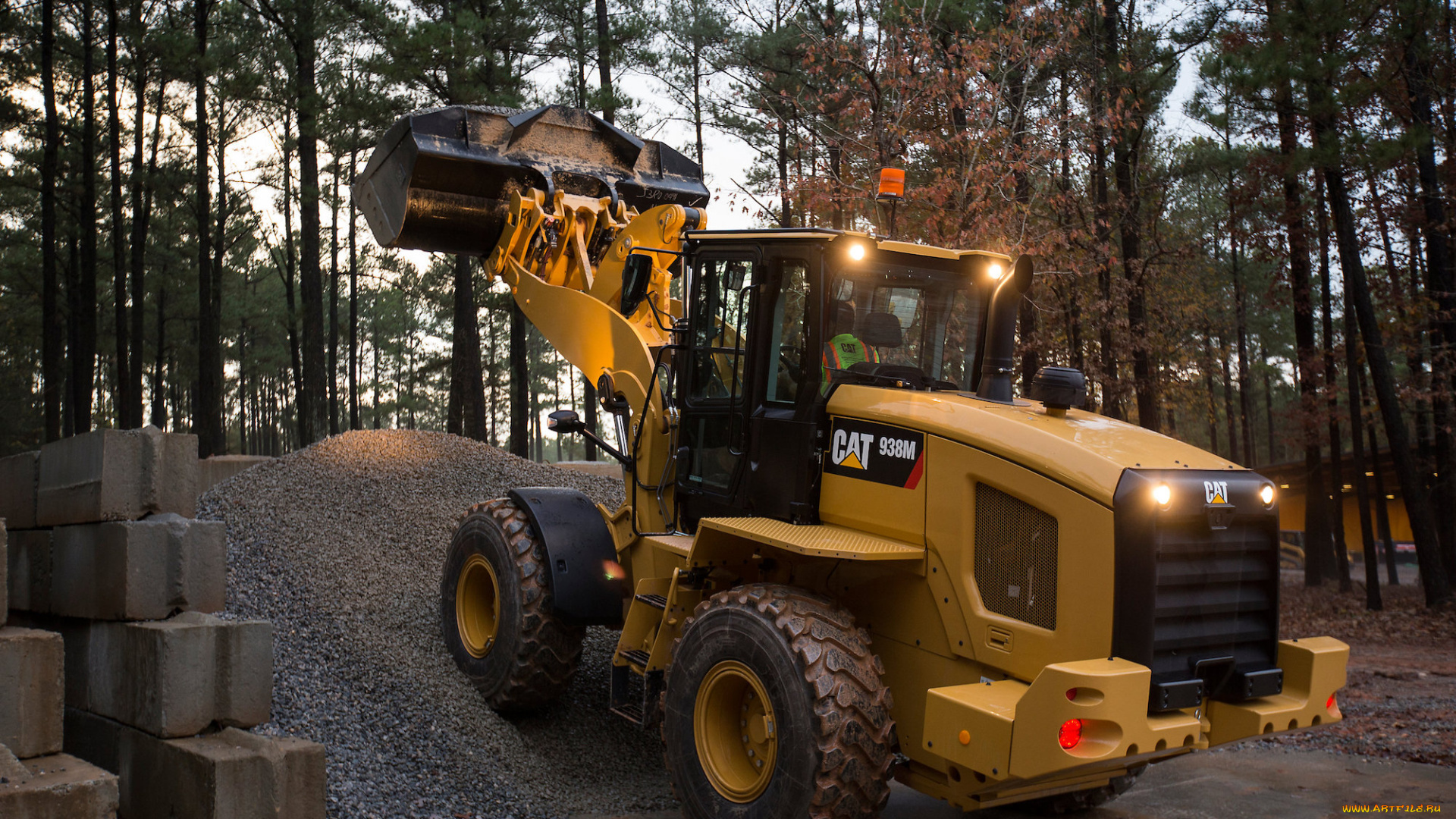 техника, фронтальные, погрузчики, caterpillar