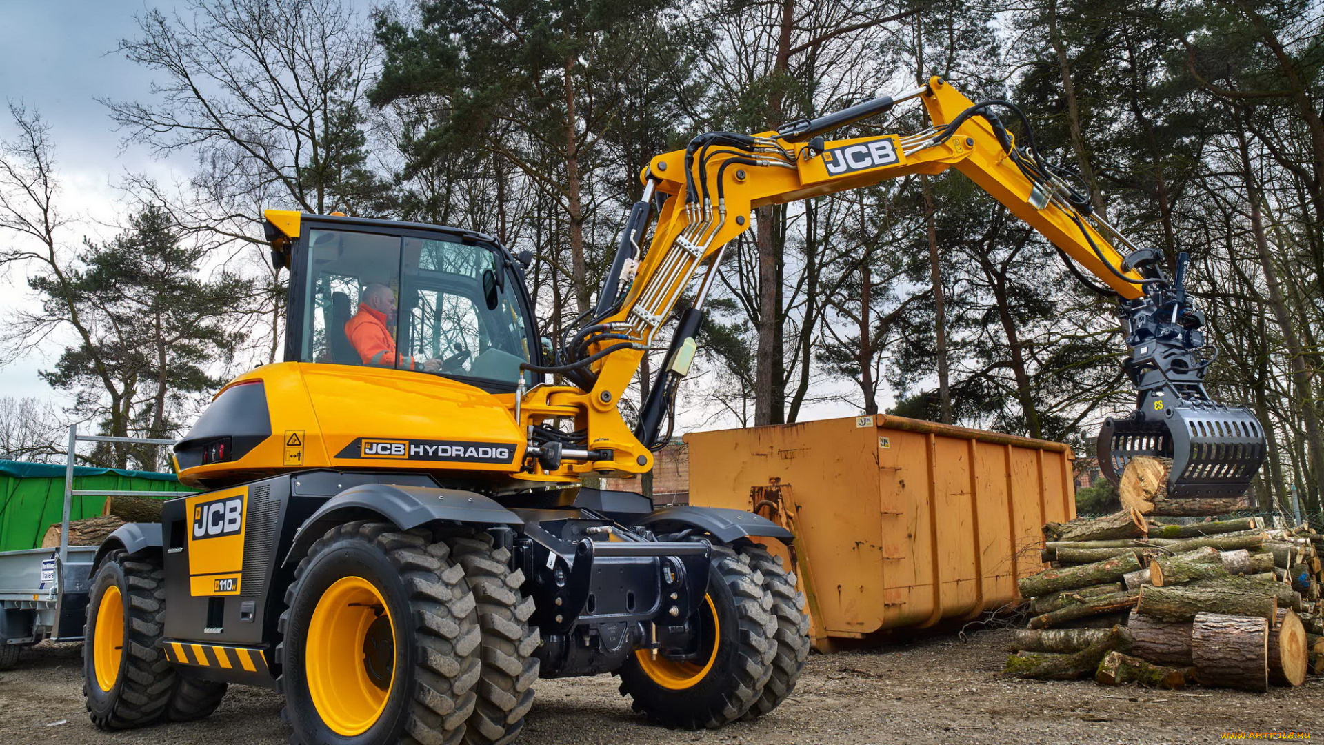 техника, фронтальные, погрузчики, jcb