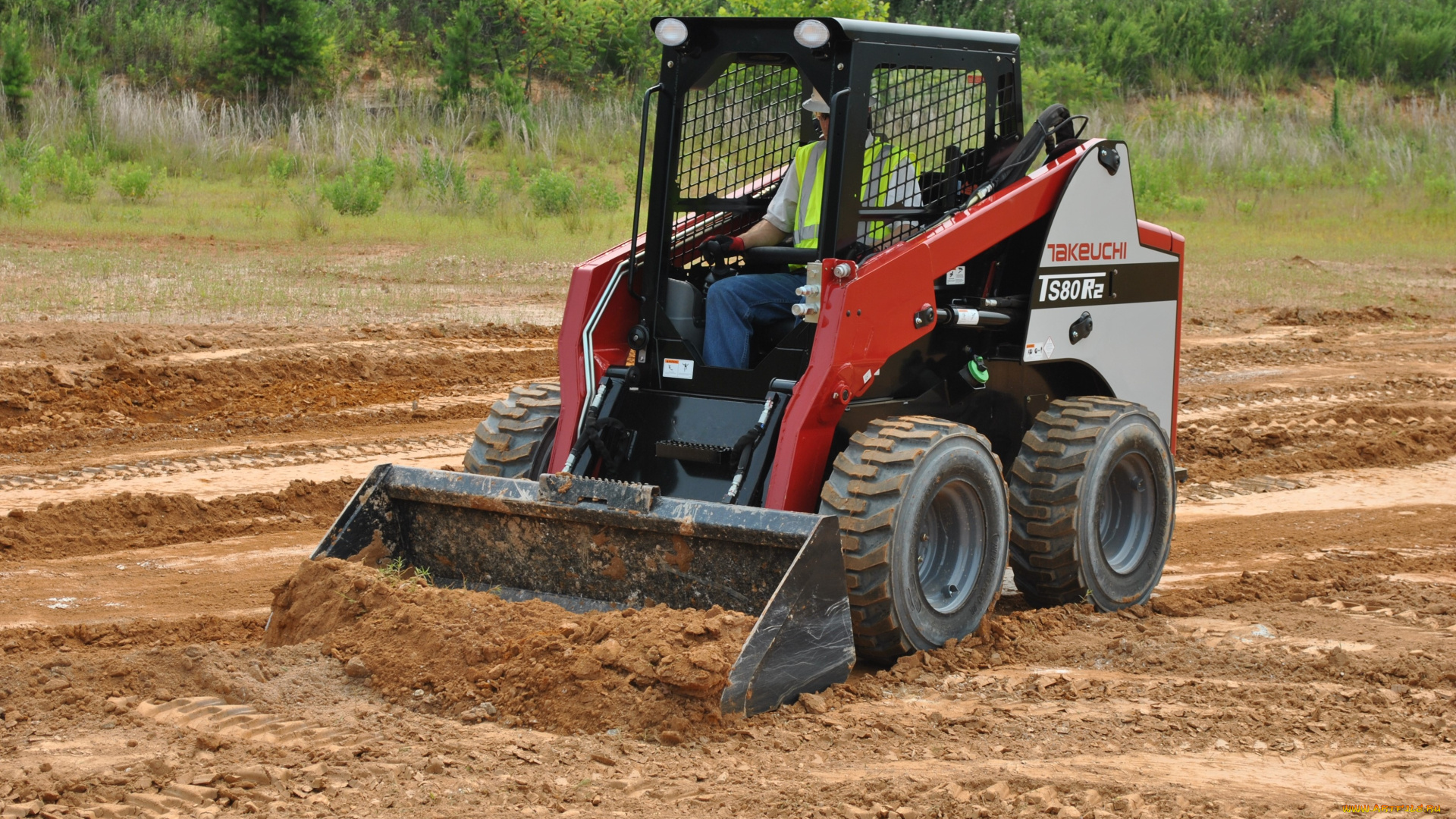 техника, фронтальные, погрузчики, takeuchi