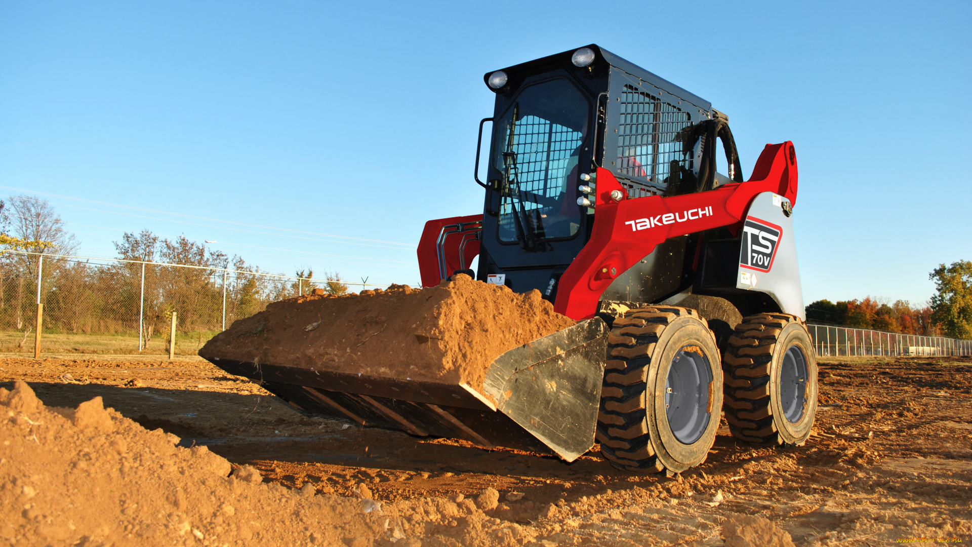 техника, фронтальные, погрузчики, takeuchi