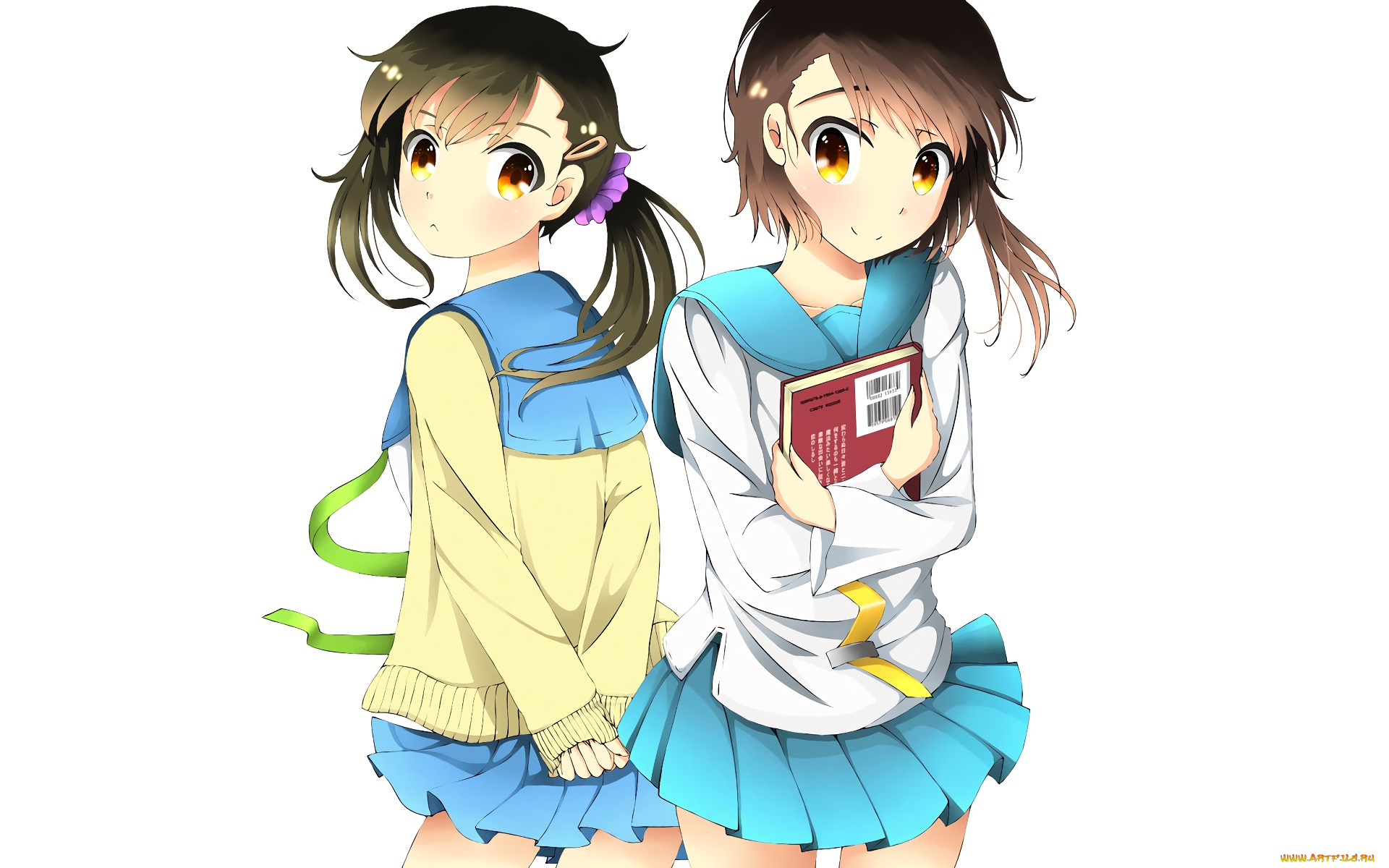 аниме, nisekoi, фон, девушки, взгляд