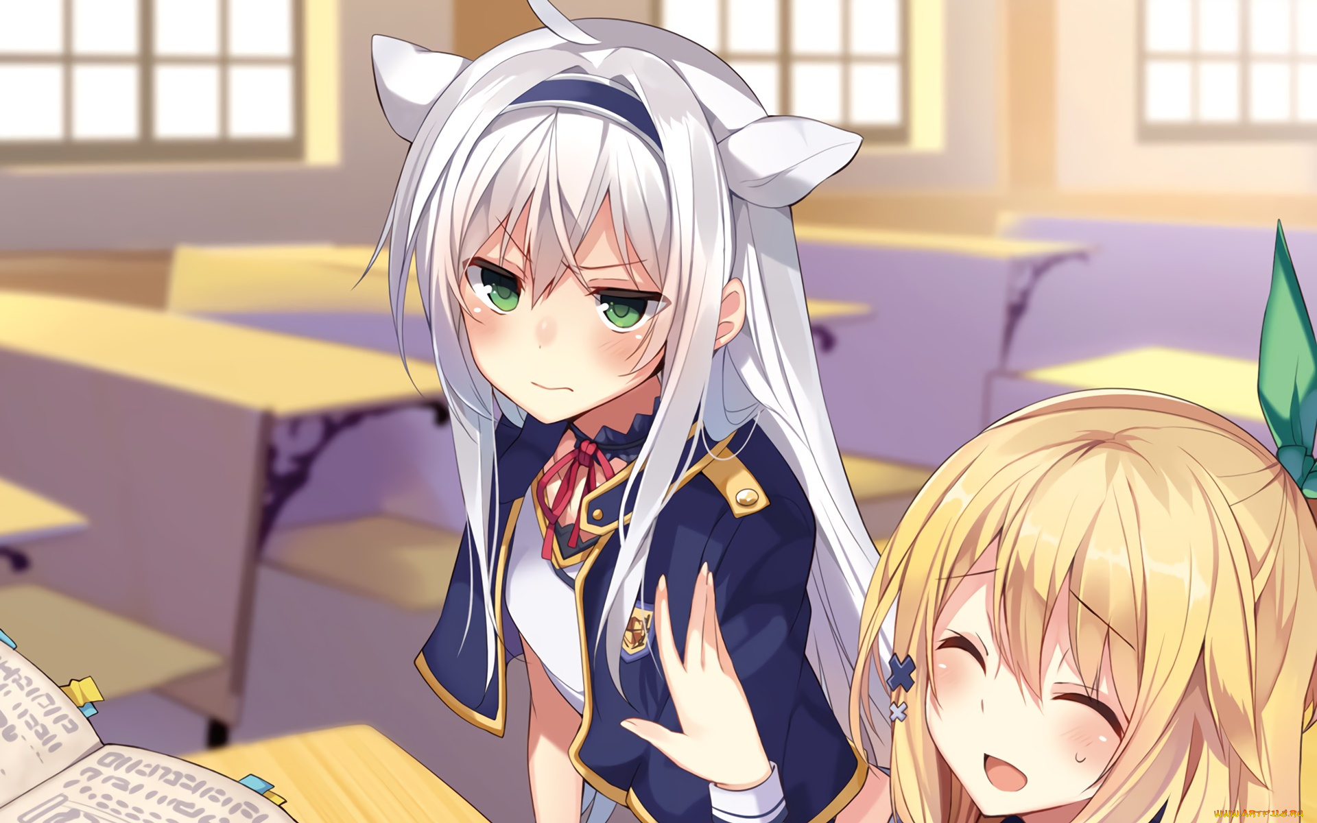 аниме, rokudenashi, majutsu, koushi, to, akashic, records, взгляд, девушка, фон