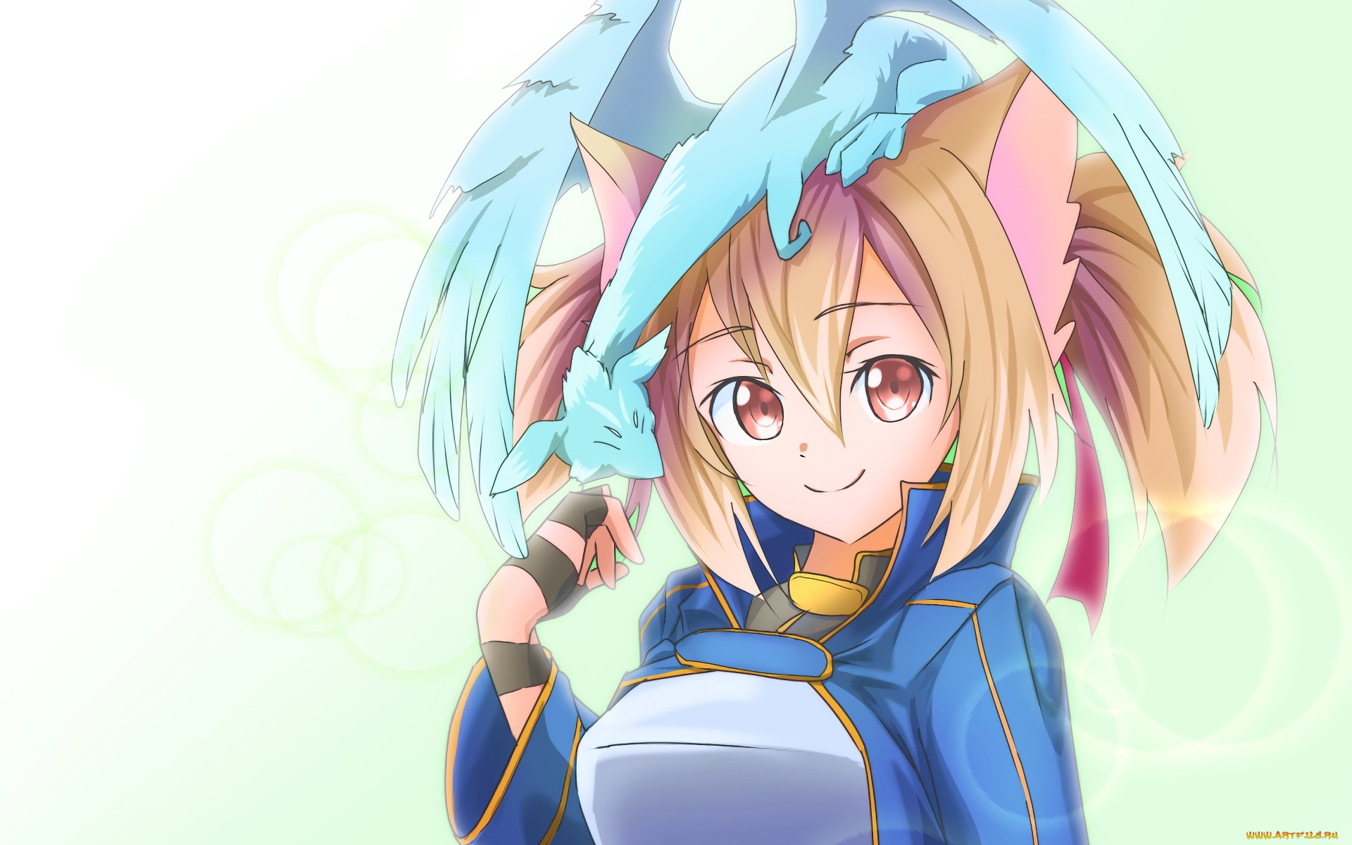 аниме, sword, art, online, фон, взгляд, девушка