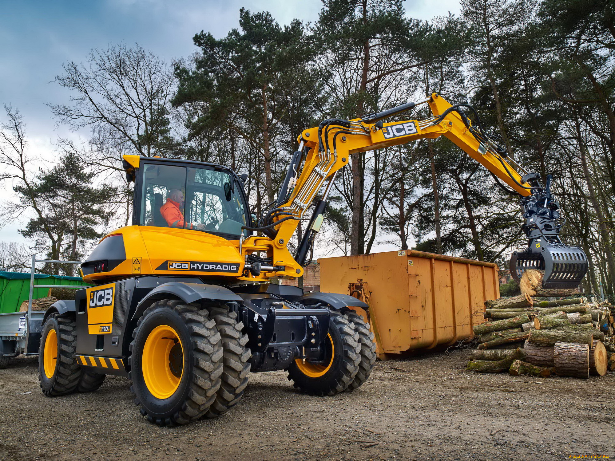 техника, фронтальные, погрузчики, jcb