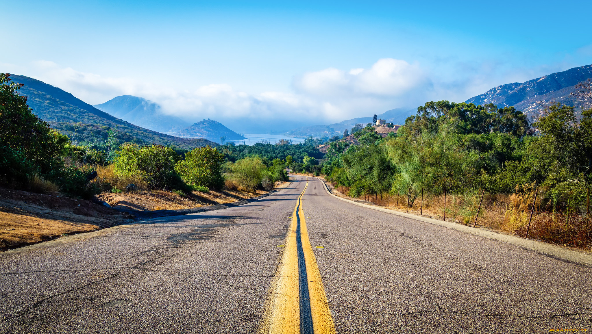 природа, дороги, тракт