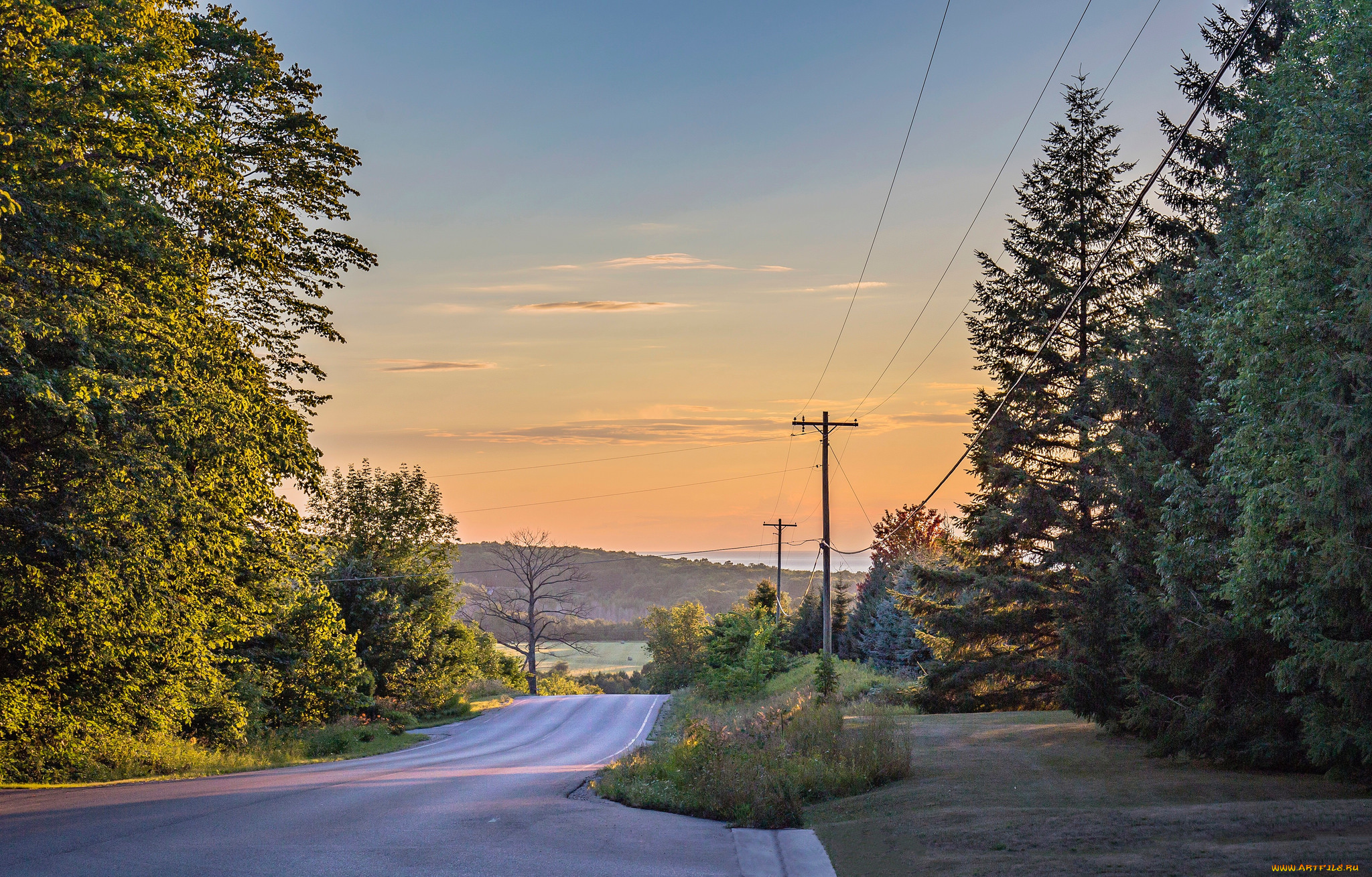 природа, дороги, тракт