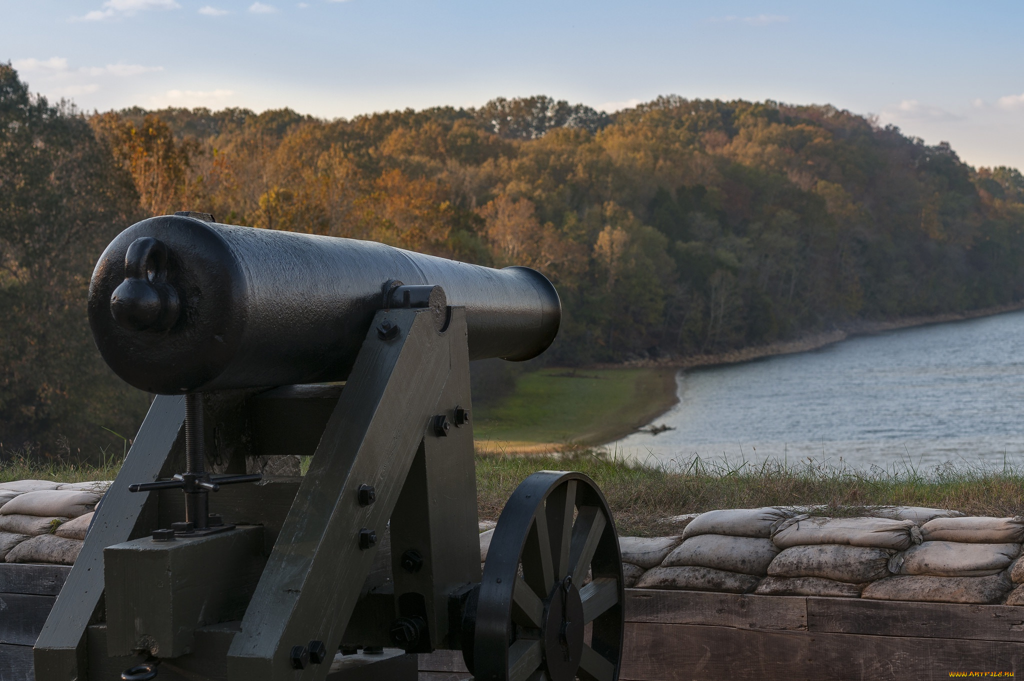 оружие, пушки, ракетницы, пейзаж, пушка, старинное