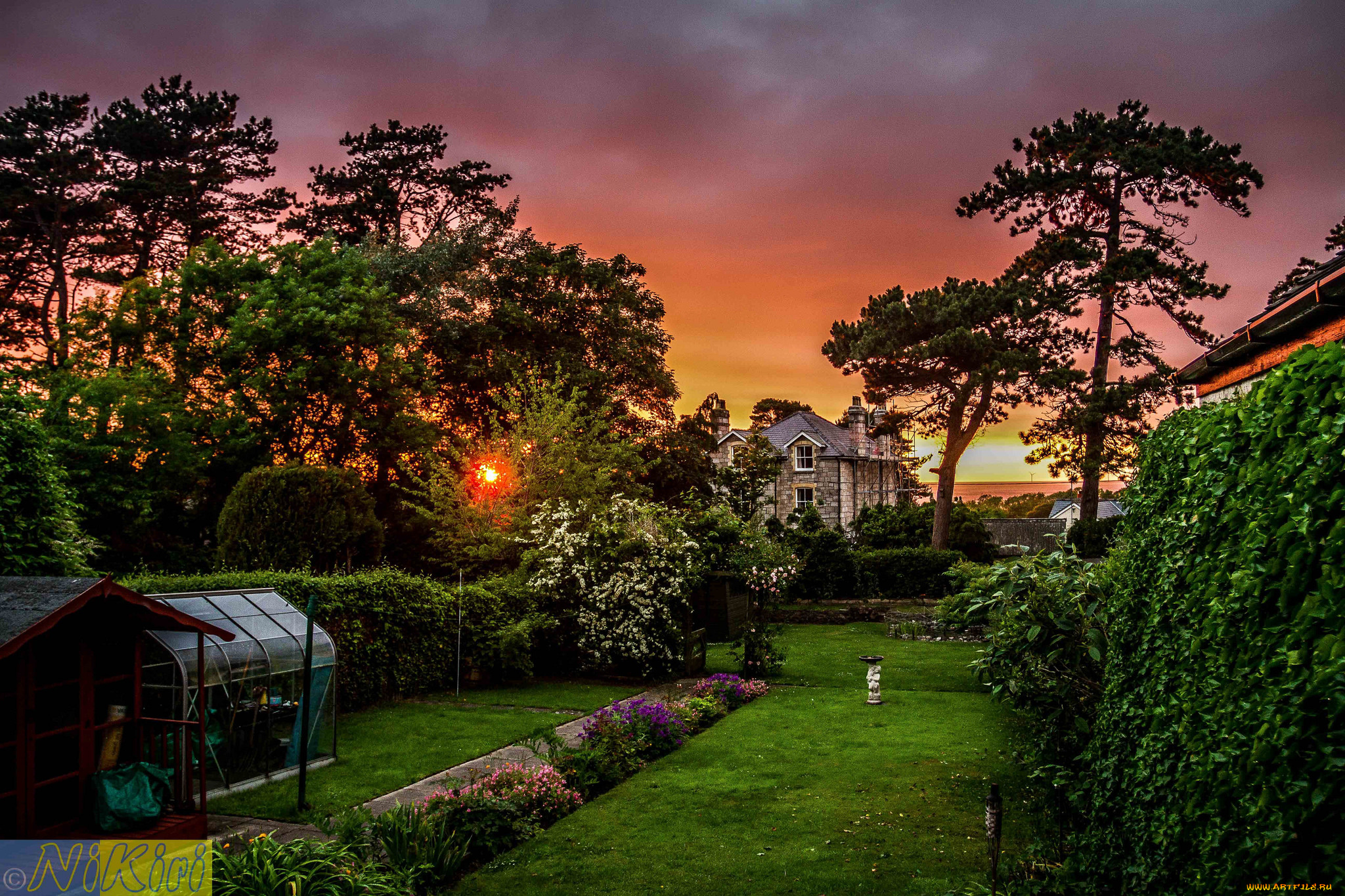 города, -, пейзажи, рассвет