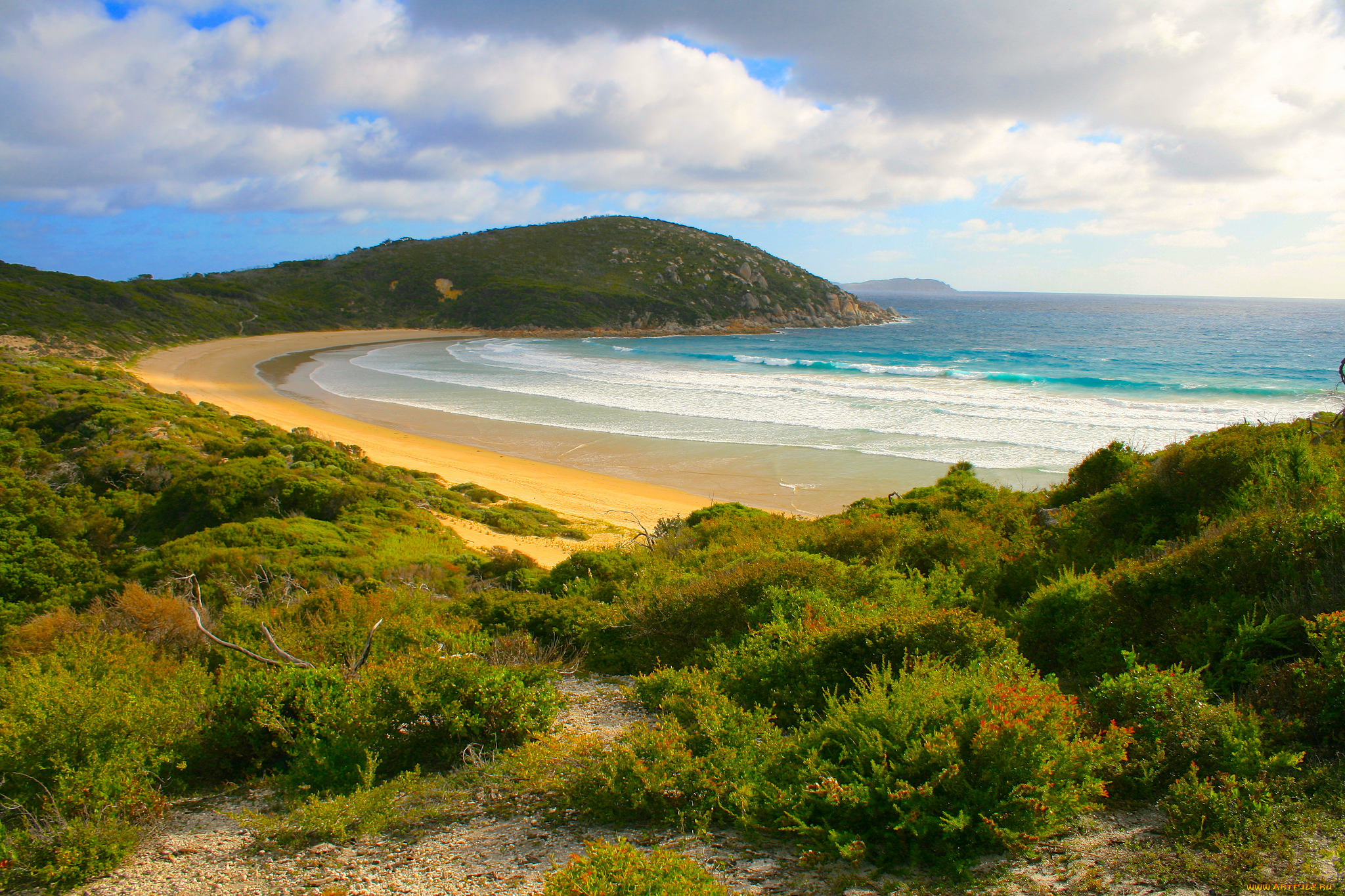 природа, побережье, берег, море