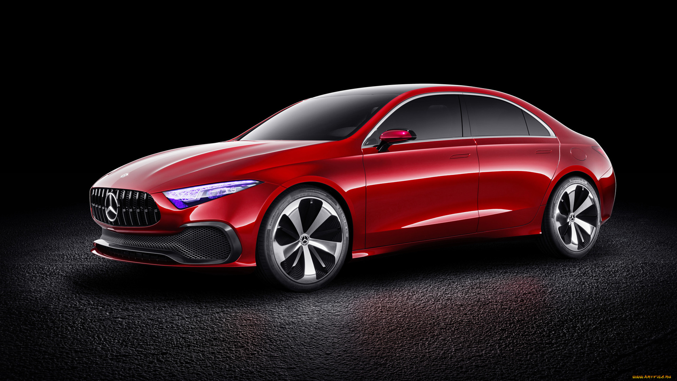 mercedes-benz, a, sedan, concept, 2017, автомобили, mercedes-benz, a, sedan, concept, 2017
