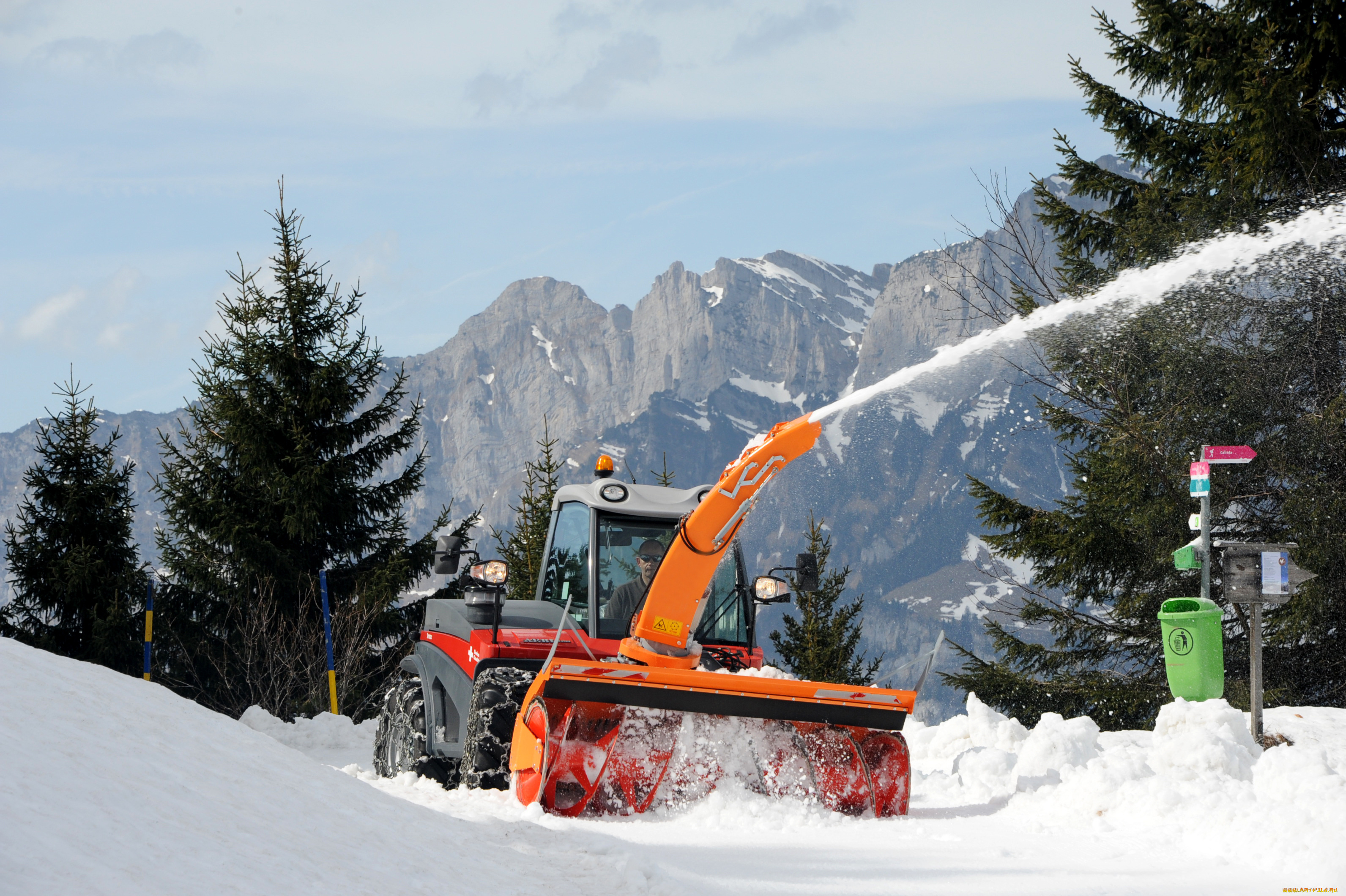 техника, снегоуборочная, техника, aebi