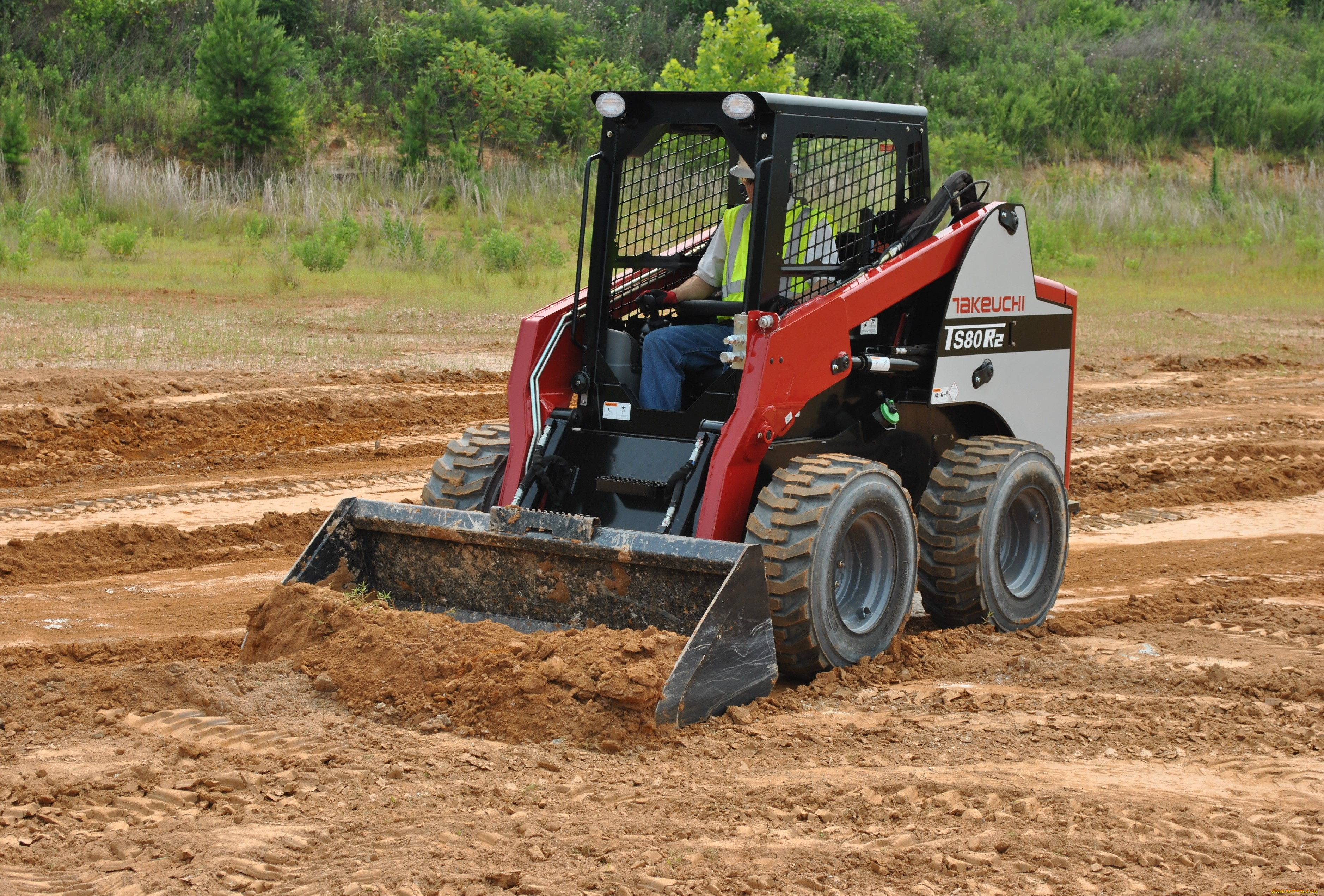 техника, фронтальные, погрузчики, takeuchi