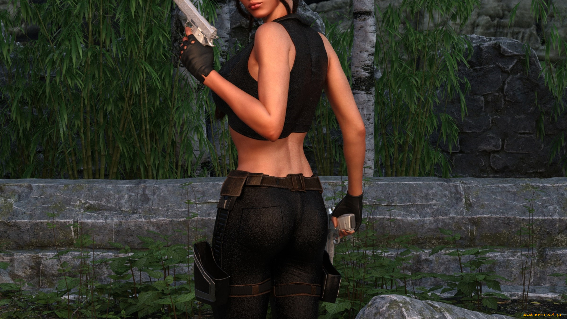 3д, графика, фантазия, , fantasy, фон, взгляд, девушка