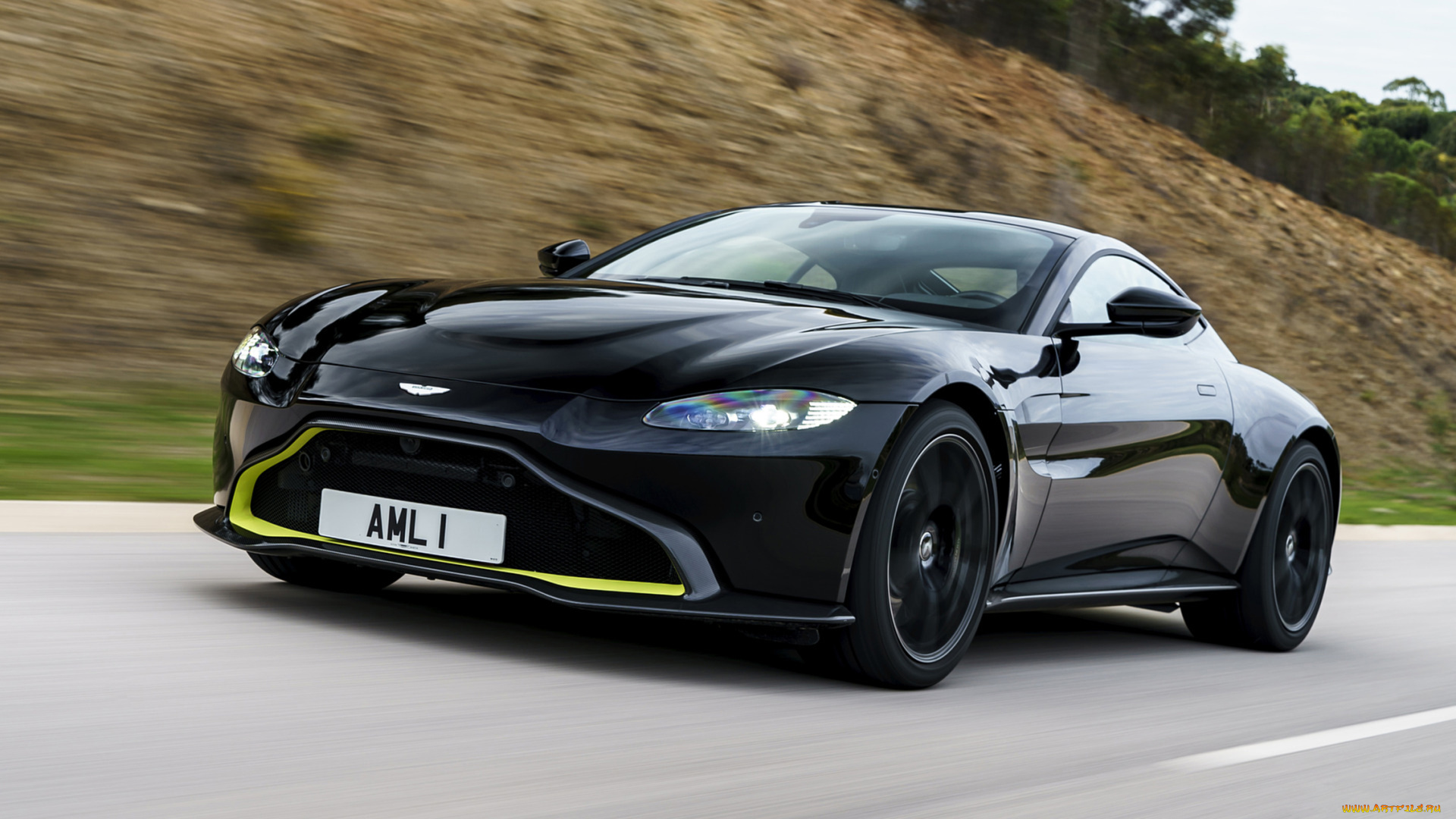aston, martin, vantage, 2019, автомобили, aston, martin, vantage, aston, martin, чёрный, 2019