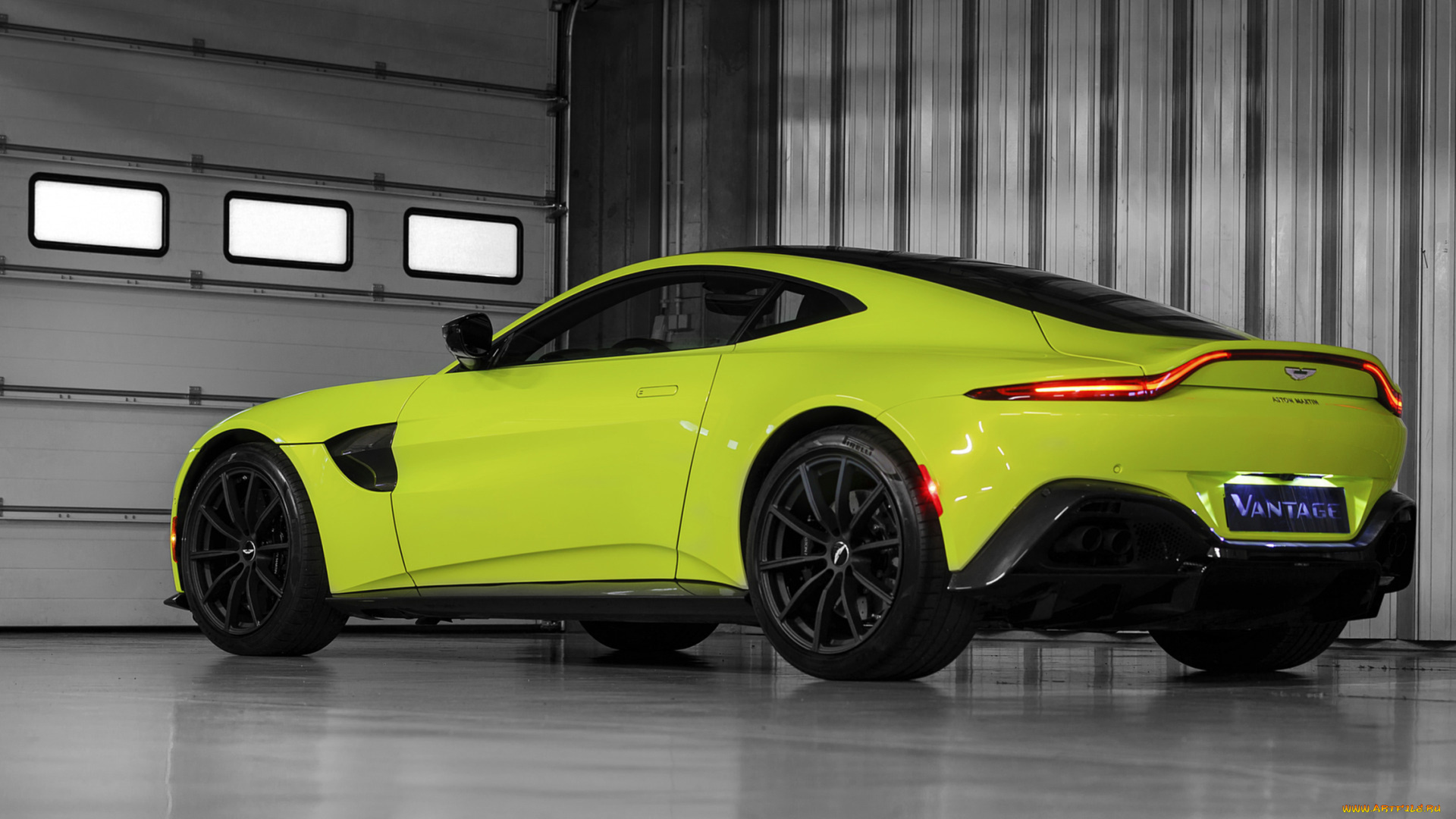 aston, martin, vantage, 2019, автомобили, aston, martin, салатовый, aston, martin, vantage, 2019