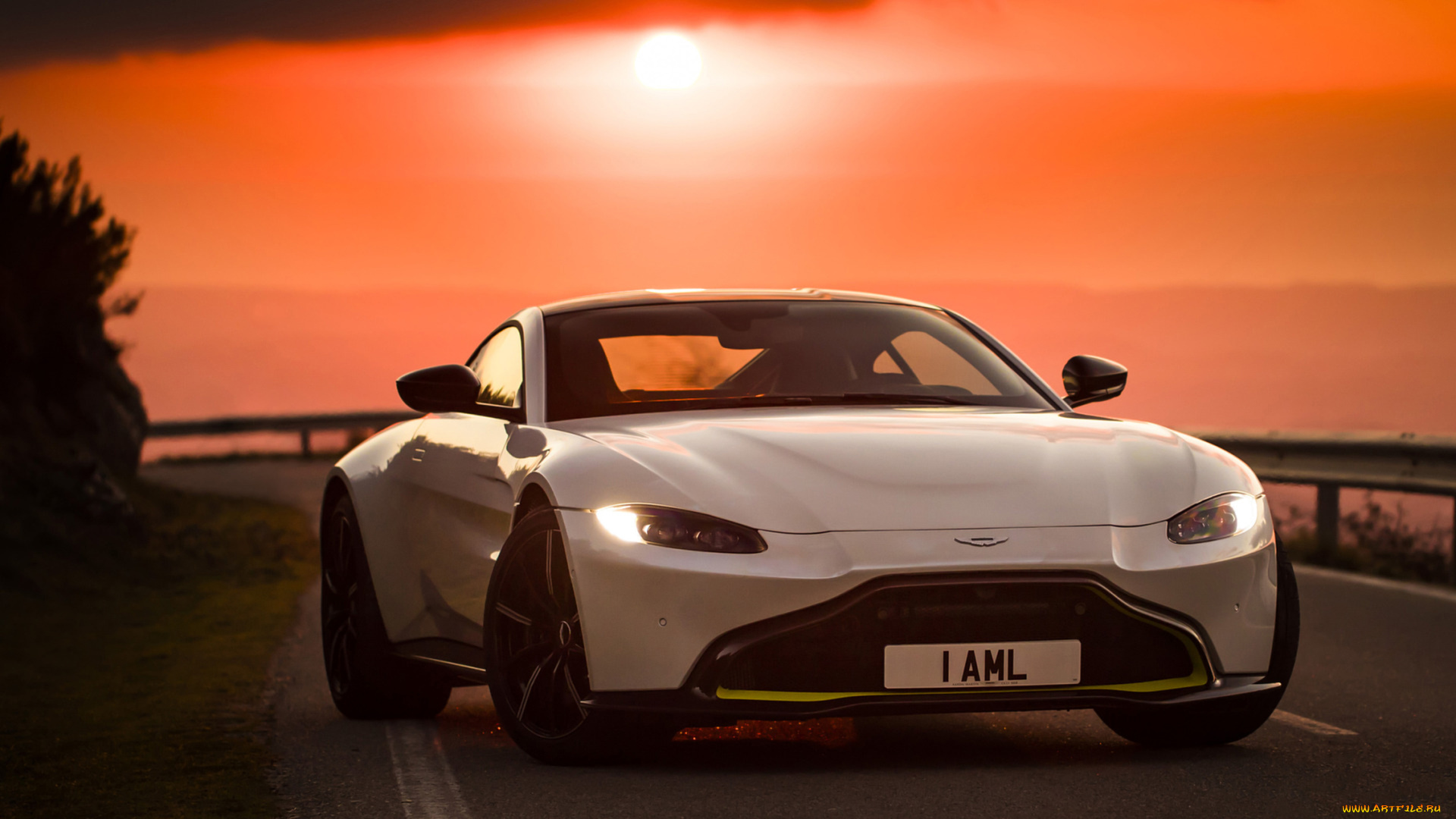 aston, martin, vantage, 2019, автомобили, aston, martin, aston, martin, vantage, 2019, белый