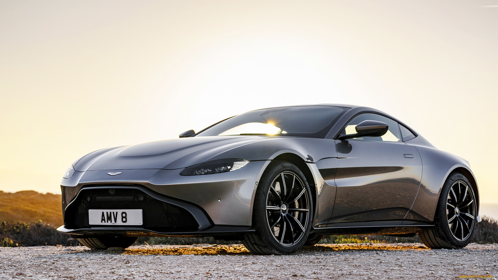 aston, martin, vantage, 2019, автомобили, aston, martin, aston, martin, vantage, 2019, серый, металлик