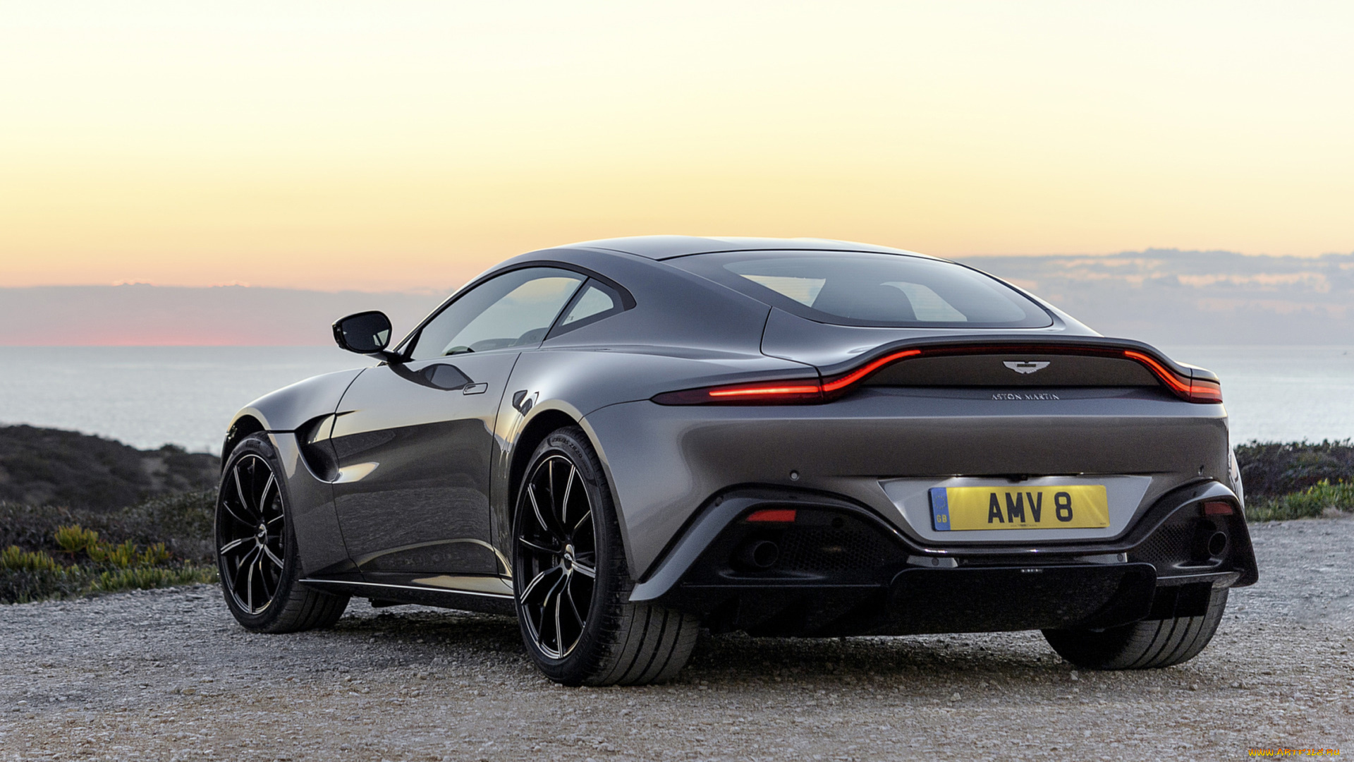 aston, martin, vantage, 2019, автомобили, aston, martin, aston, martin, vantage, 2019, серый, металлик