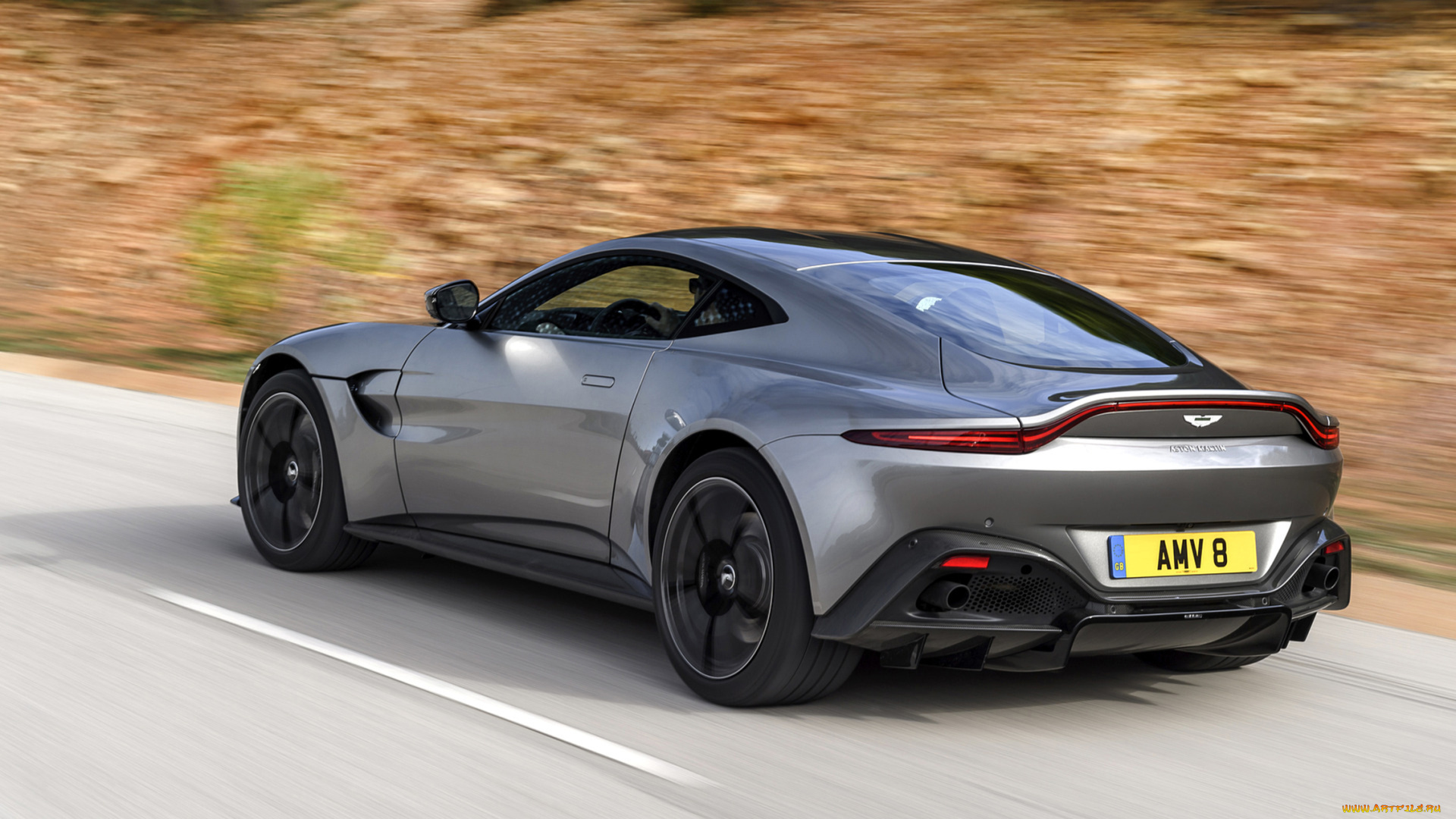 aston, martin, vantage, 2019, автомобили, aston, martin, aston, martin, vantage, 2019, серый, металлик