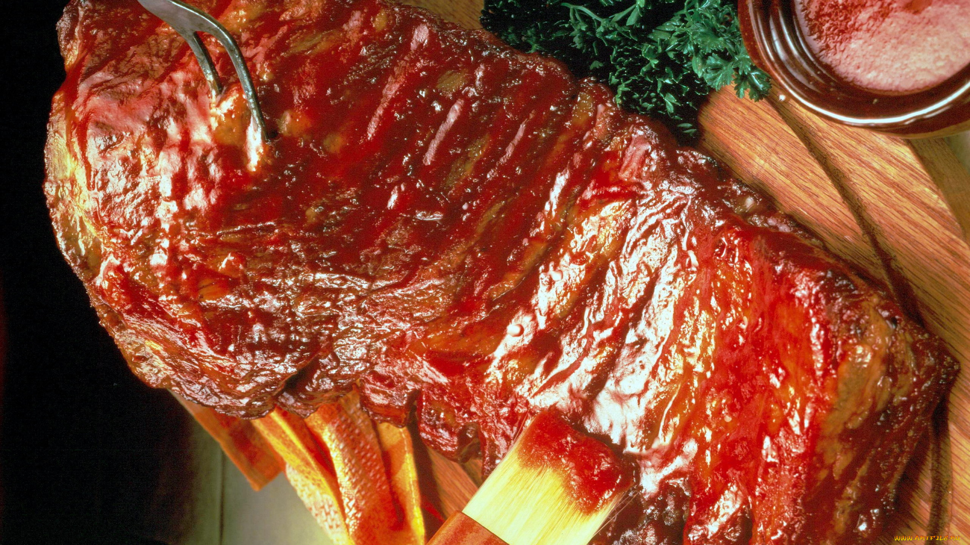 еда, мясные, блюда, ребрышки