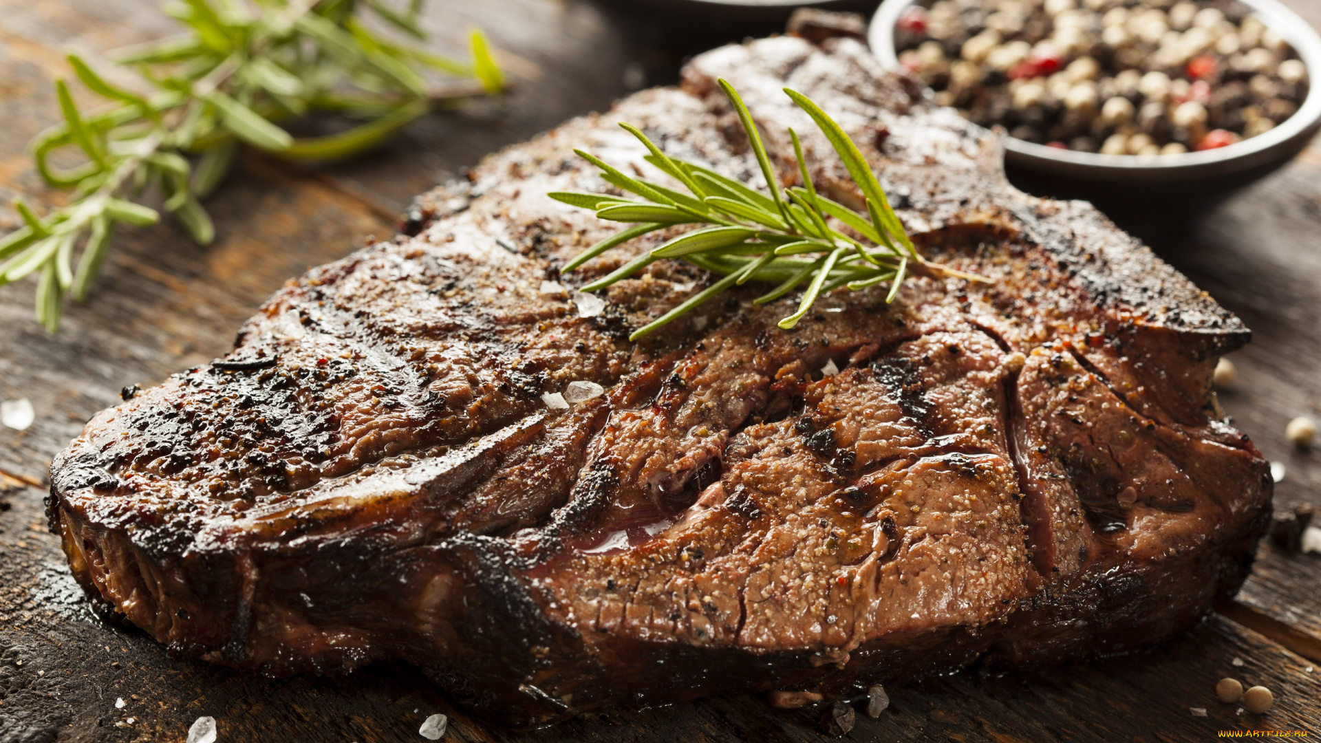 еда, мясные, блюда, стейк