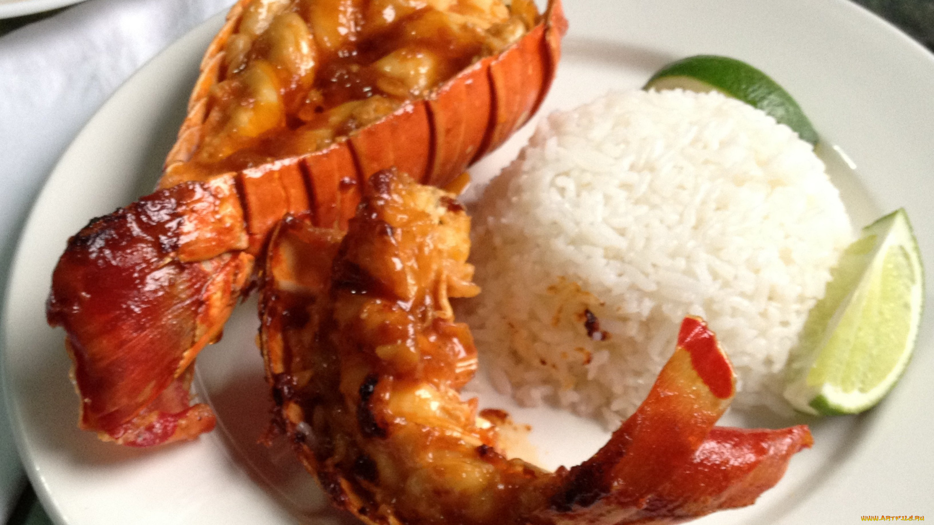 еда, рыбные, блюда, , с, морепродуктами, лобстер