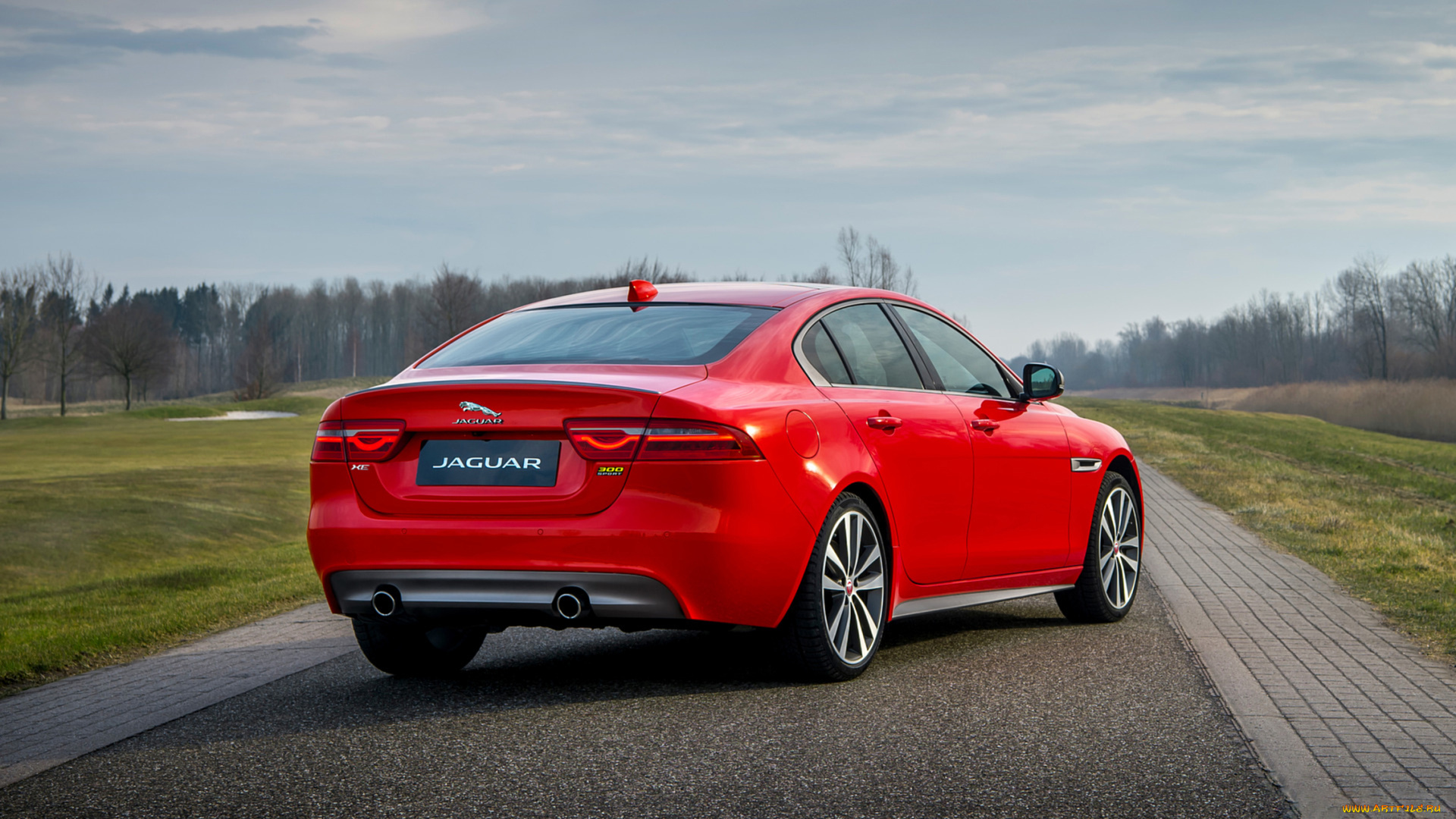 jaguar, xe, 300, sport, 2019, автомобили, jaguar, xe, 300, sport, 2019, красный