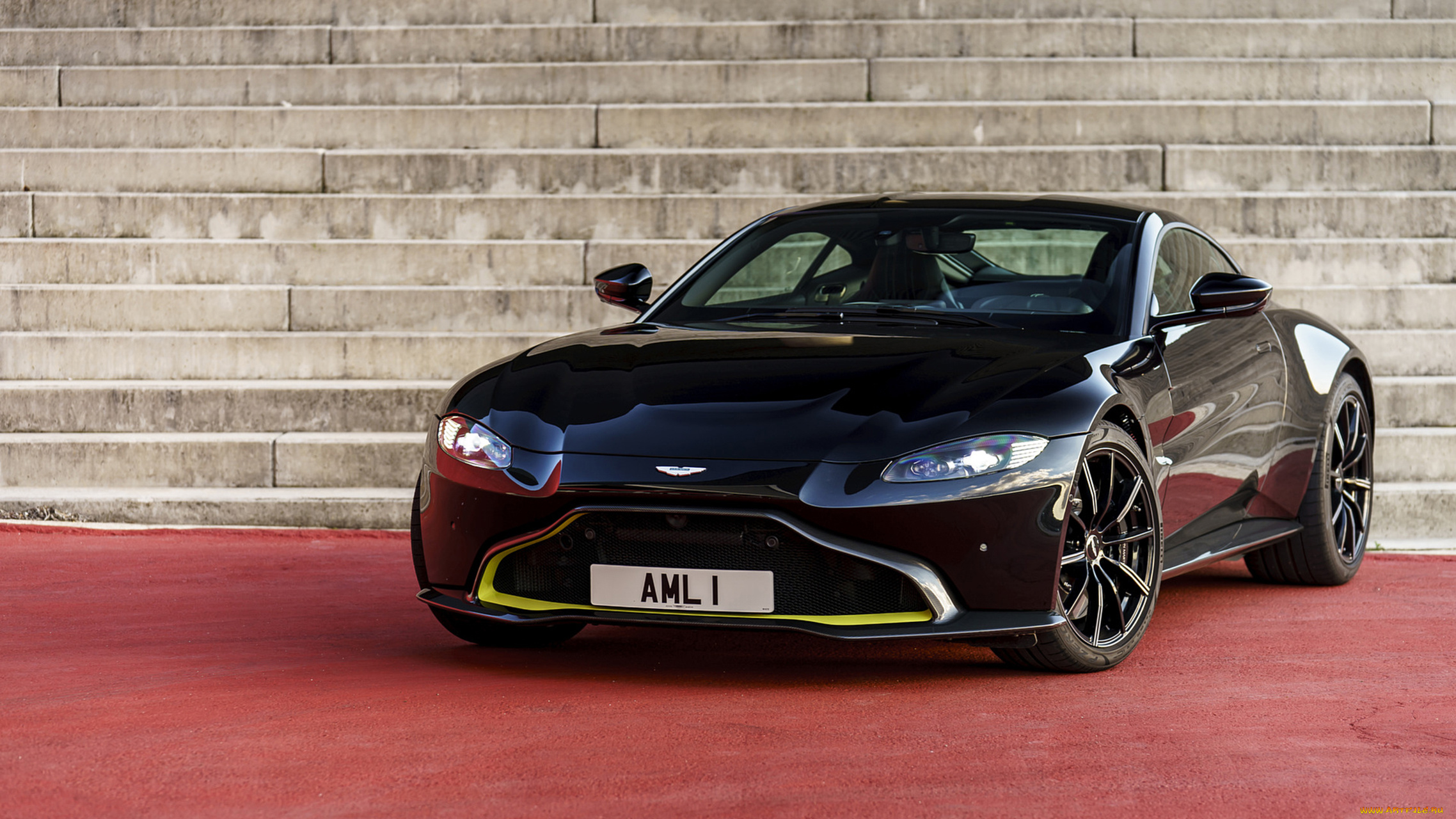 aston, martin, vantage, 2019, автомобили, aston, martin, 2019, vantage, aston, martin, чёрный
